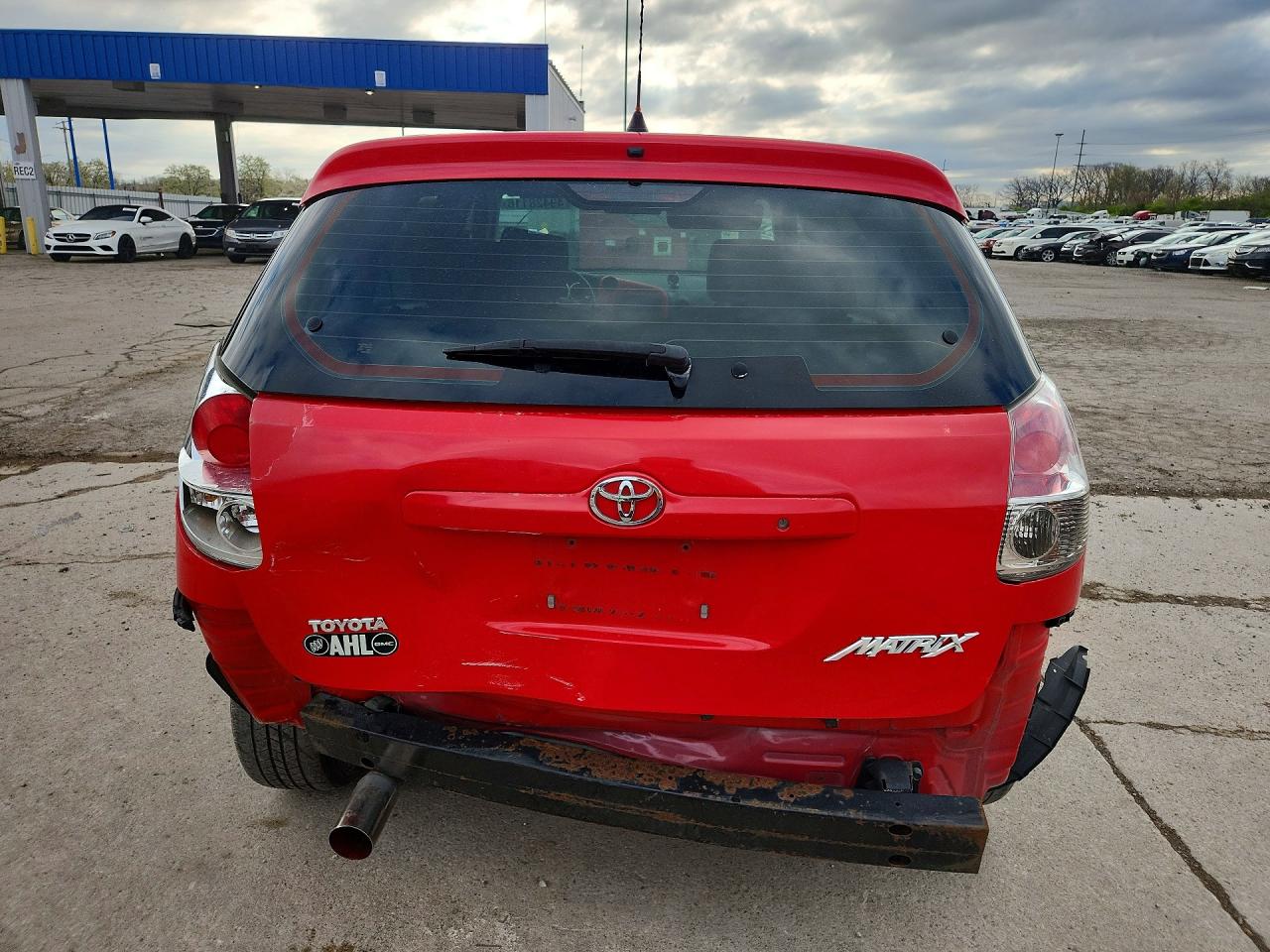 2008 Toyota Corolla Matrix Xr Red vin: 2T1KR32E18C696734