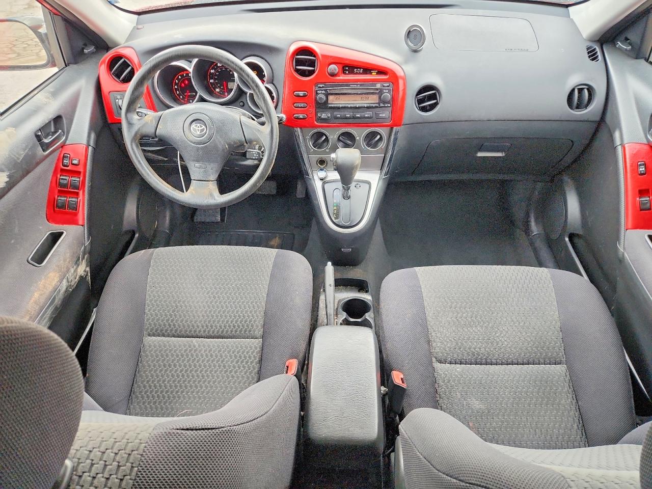 2008 Toyota Corolla Matrix Xr Red vin: 2T1KR32E18C696734