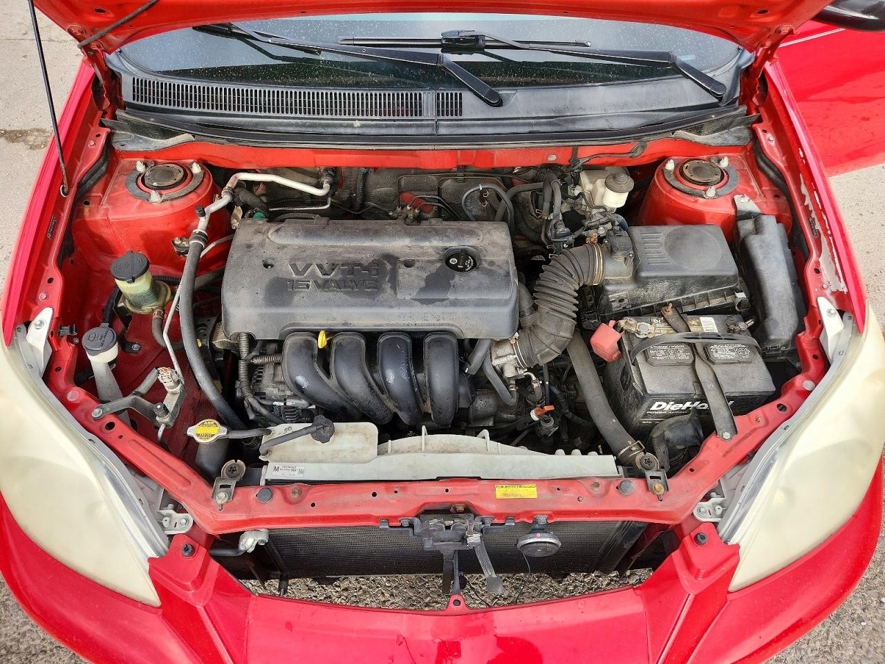 2008 Toyota Corolla Matrix Xr Red vin: 2T1KR32E18C696734