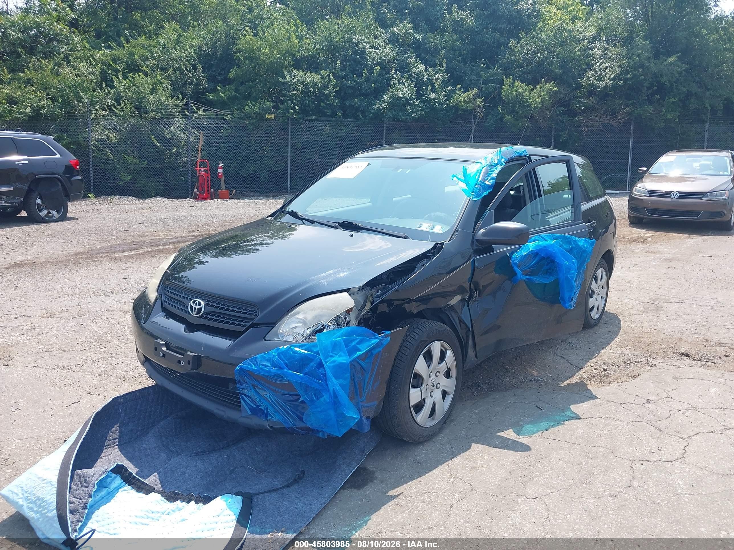 2008 Toyota Matrix Std Black vin: 2T1KR32E18C712821