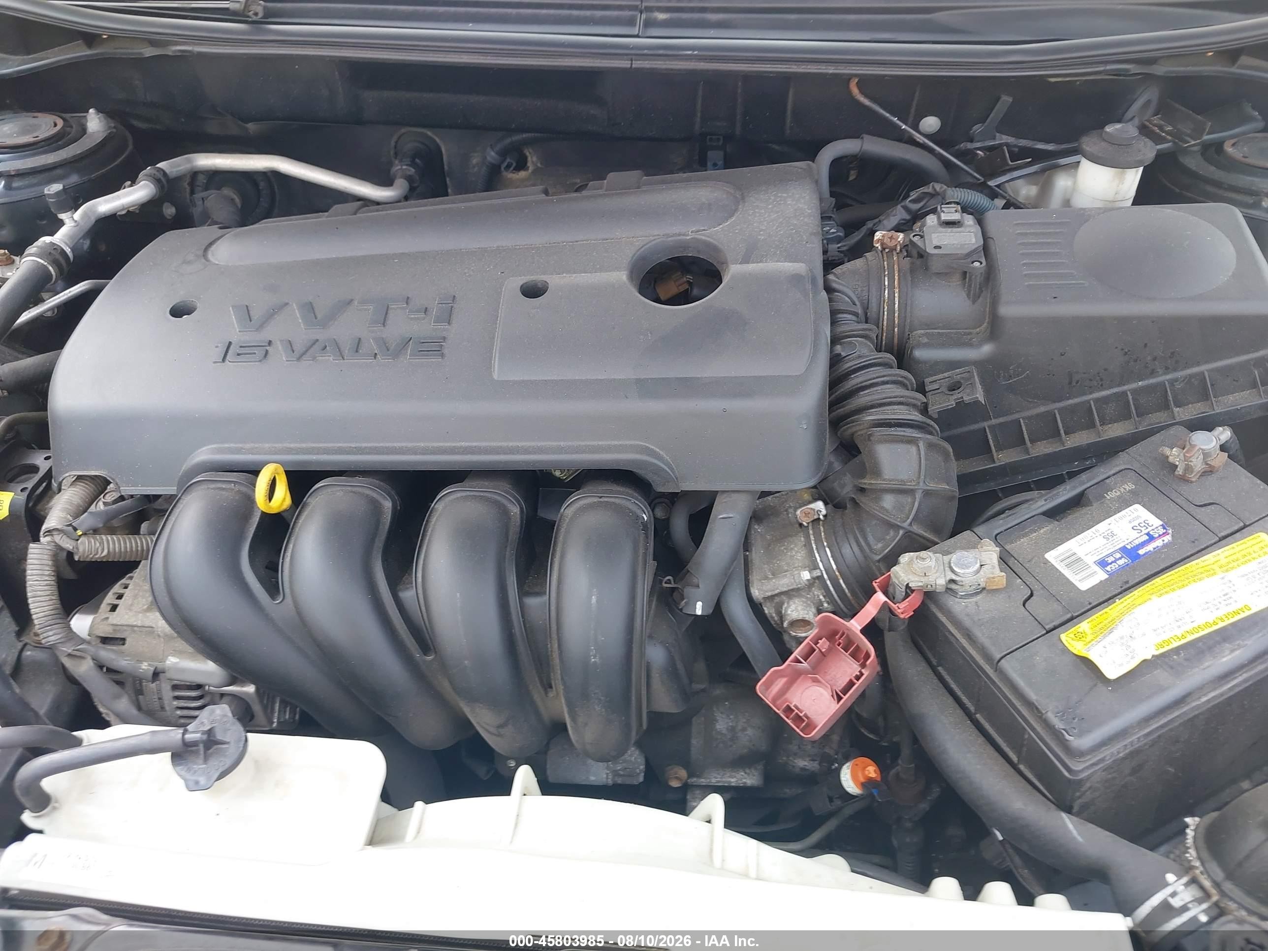 2008 Toyota Matrix Std Black vin: 2T1KR32E18C712821