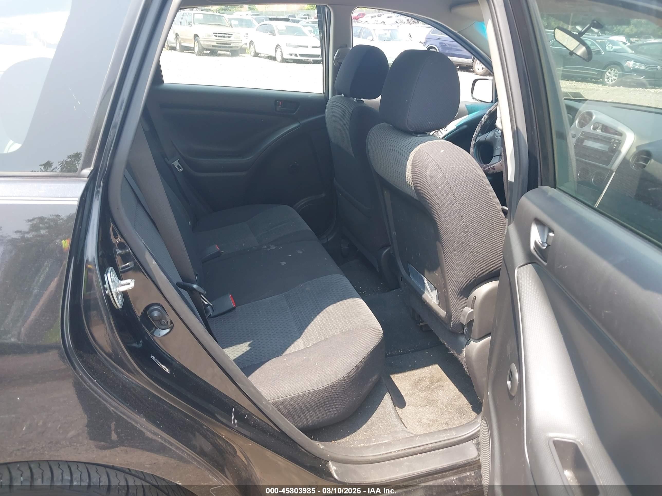 2008 Toyota Matrix Std Black vin: 2T1KR32E18C712821