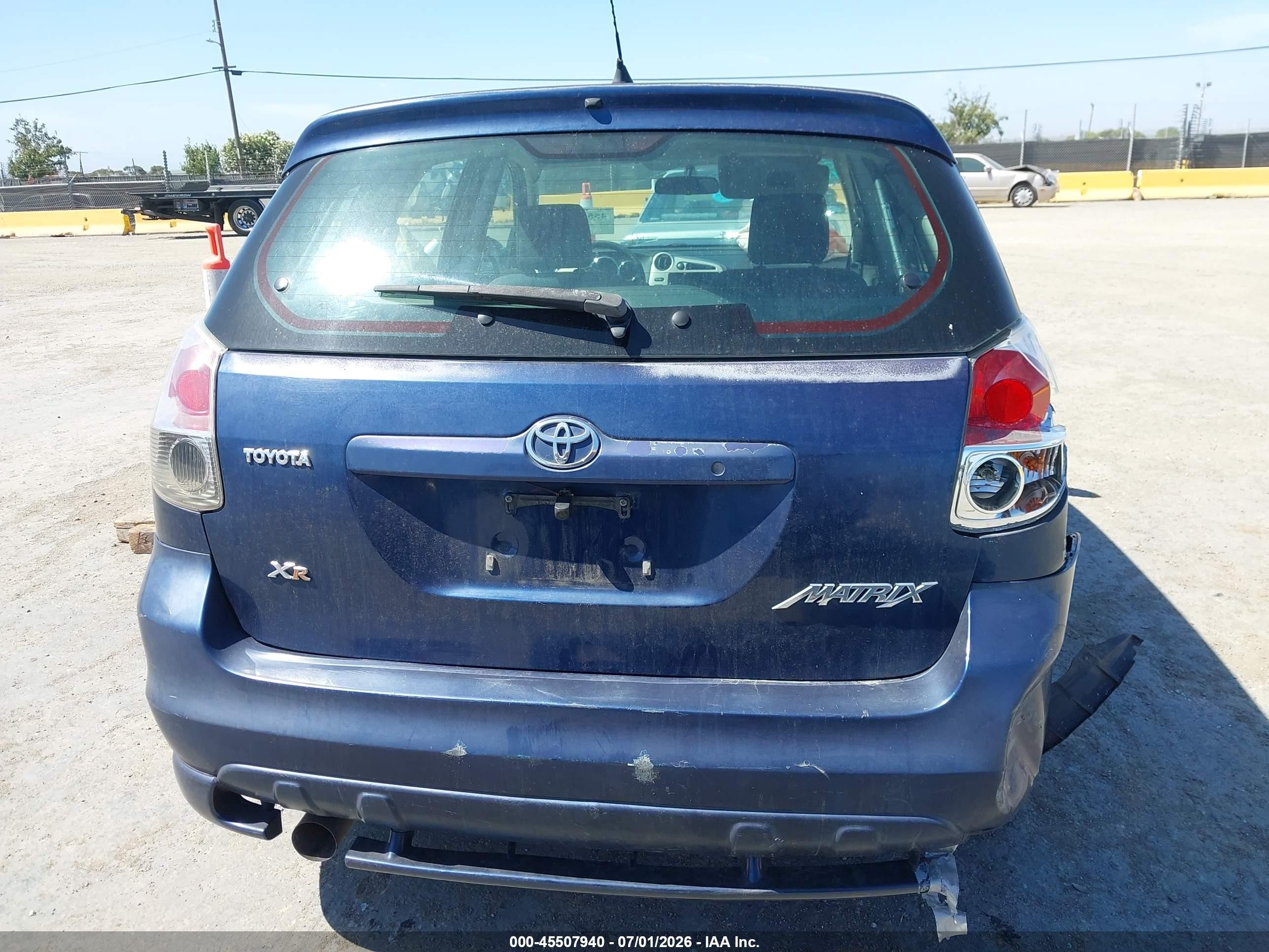 2008 Toyota Matrix Xr Dark Blue vin: 2T1KR32E18C713581