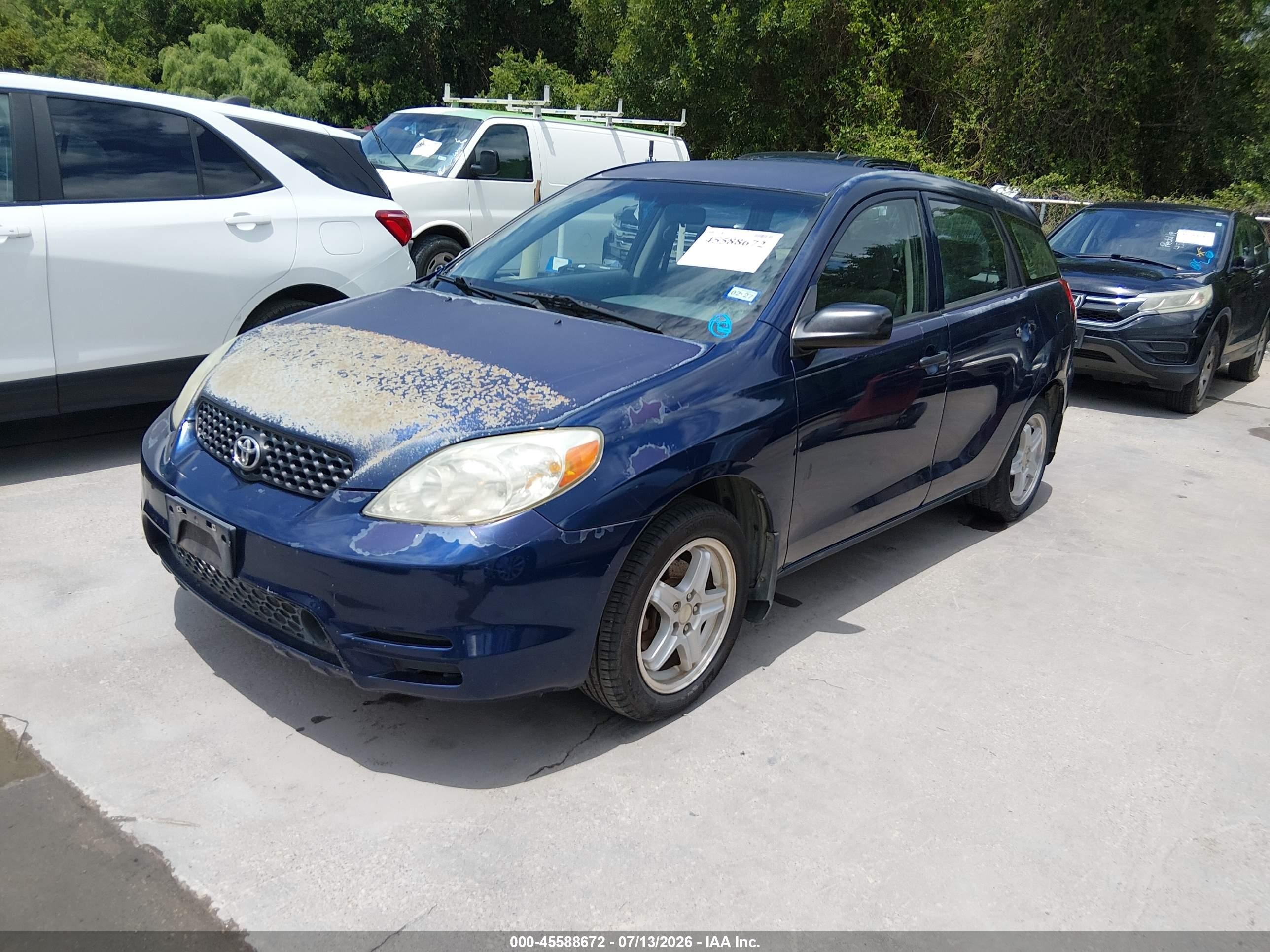 2003 Toyota Matrix Standard Синий vin: 2T1KR32E23C014324
