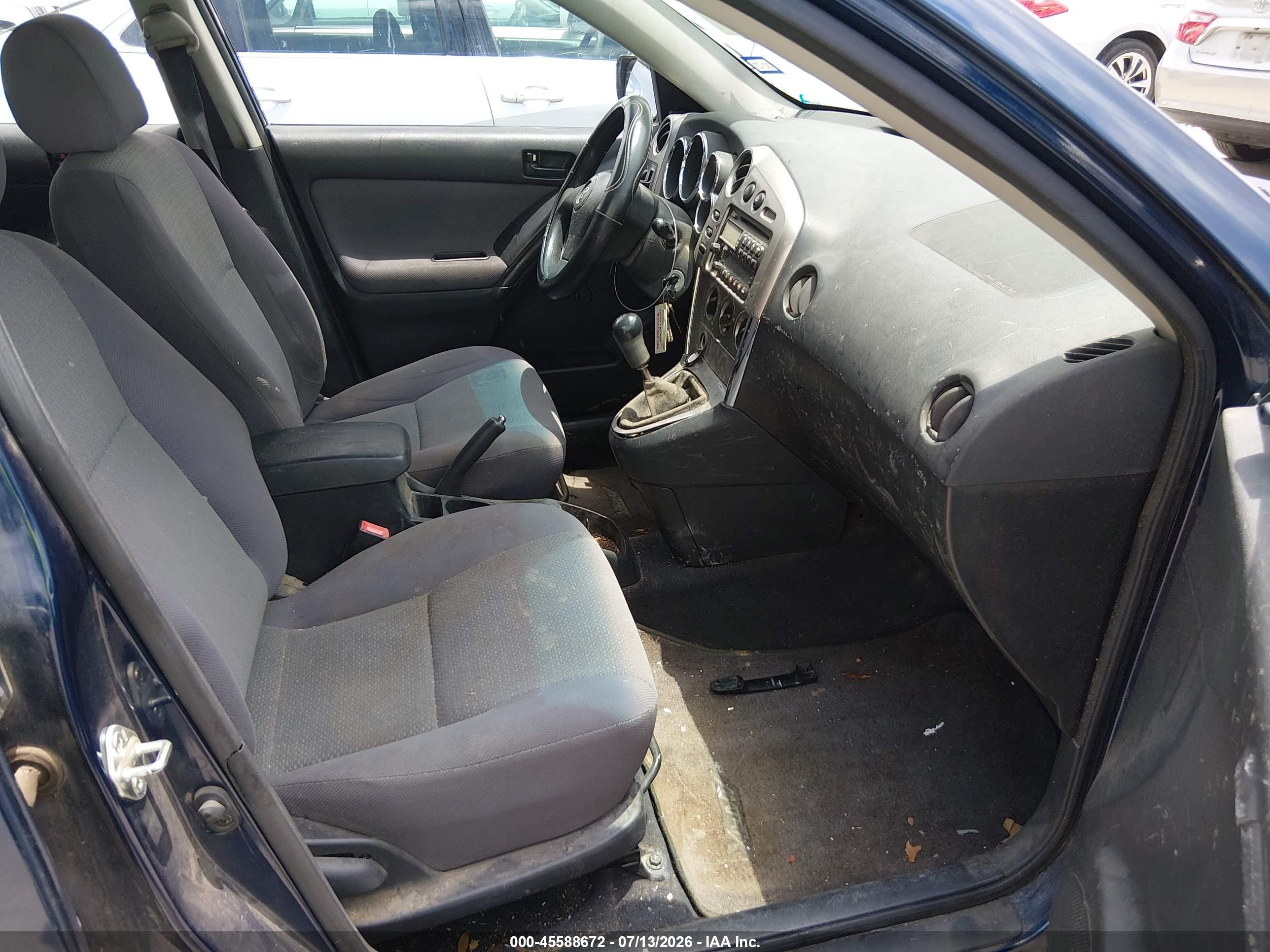 2003 Toyota Matrix Standard Синий vin: 2T1KR32E23C014324