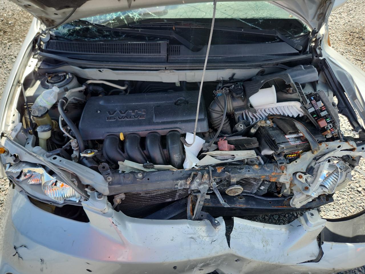 2003 Toyota Corolla Matrix Xr Silver vin: 2T1KR32E23C016591