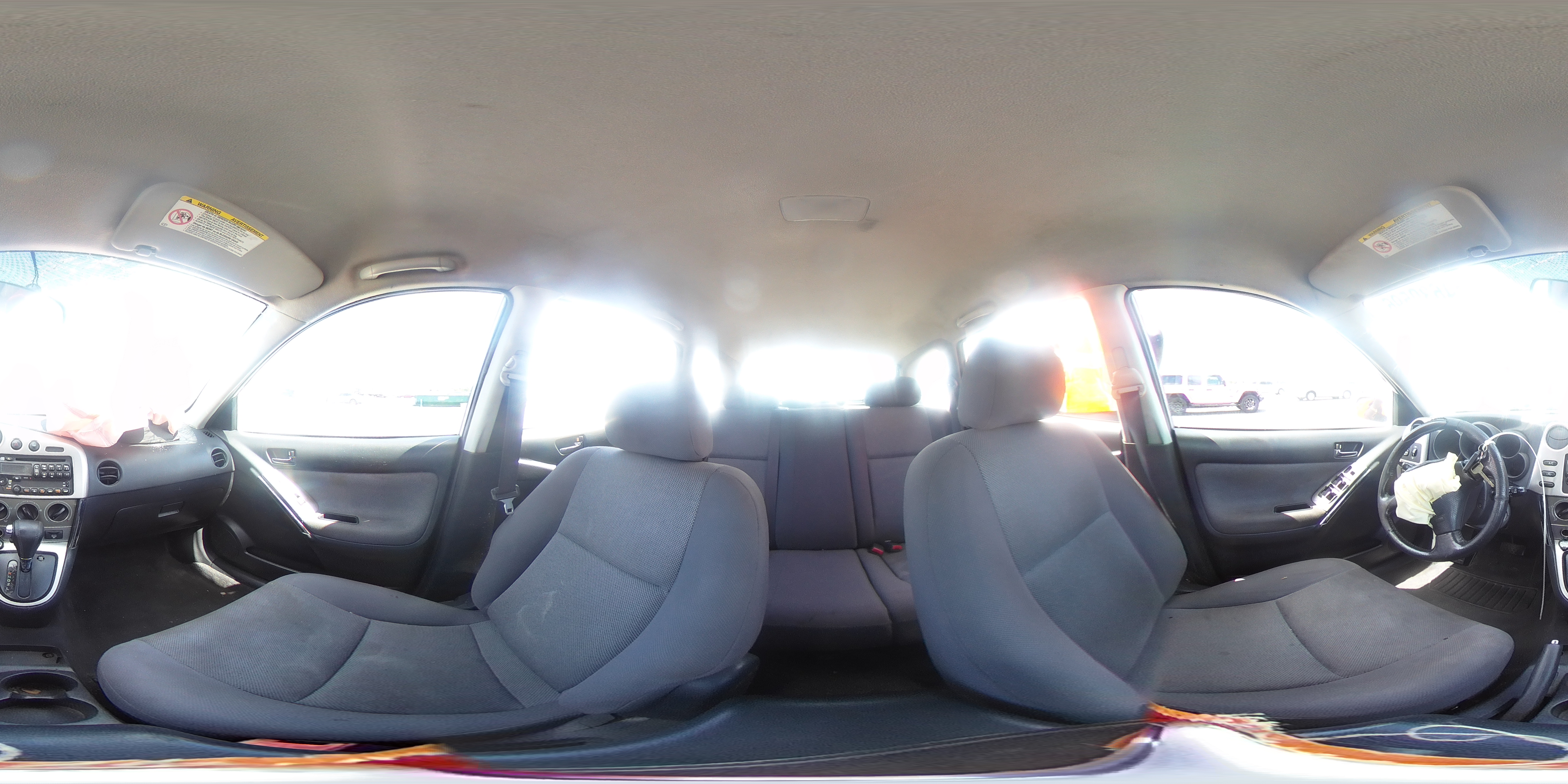 2003 Toyota Corolla Matrix Xr Silver vin: 2T1KR32E23C016591