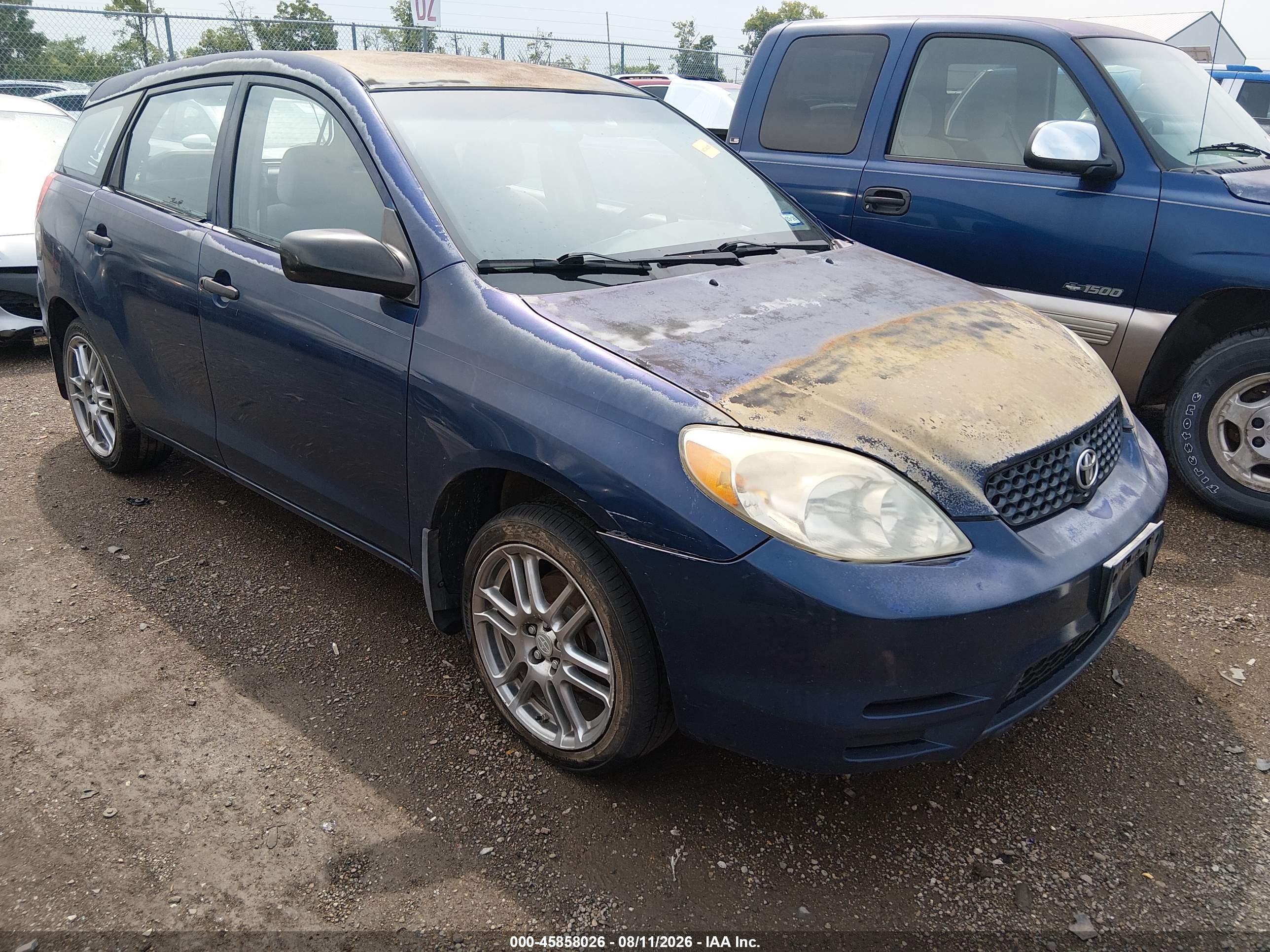 2003 Toyota Matrix Standard Blue vin: 2T1KR32E23C020060