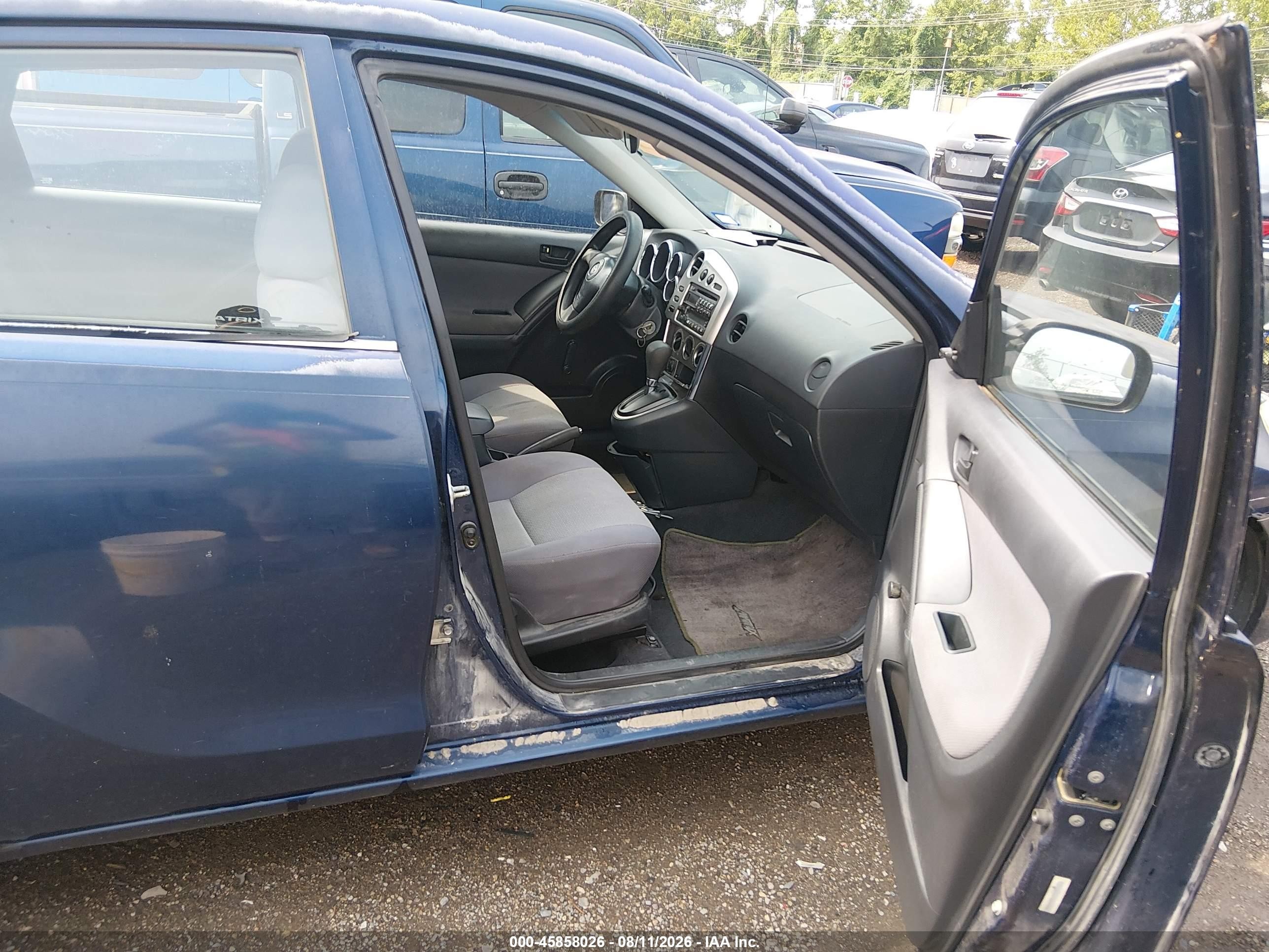 2003 Toyota Matrix Standard Blue vin: 2T1KR32E23C020060