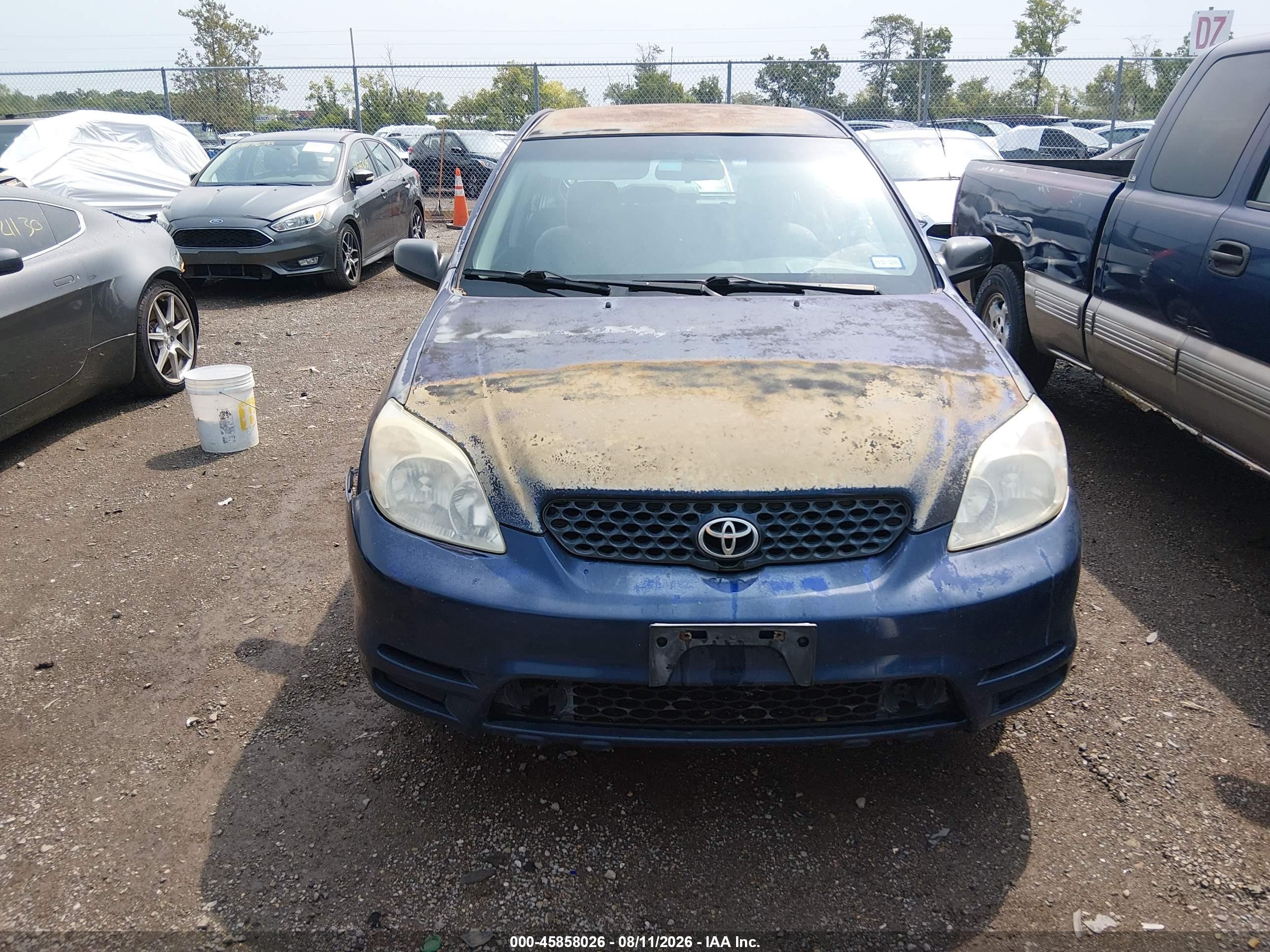 2003 Toyota Matrix Standard Blue vin: 2T1KR32E23C020060