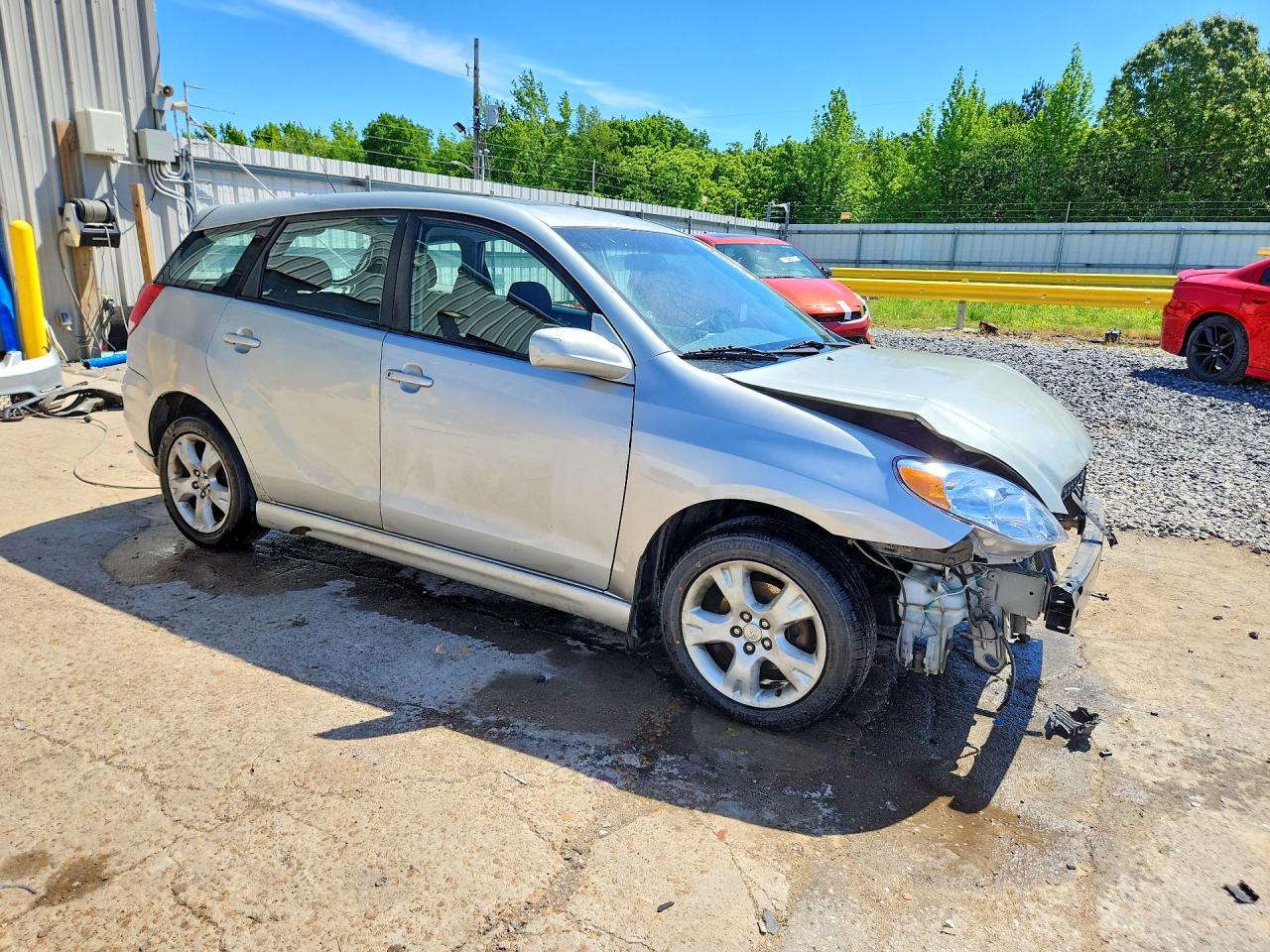 2003 Toyota Corolla Matrix Xr Silver vin: 2T1KR32E23C066522