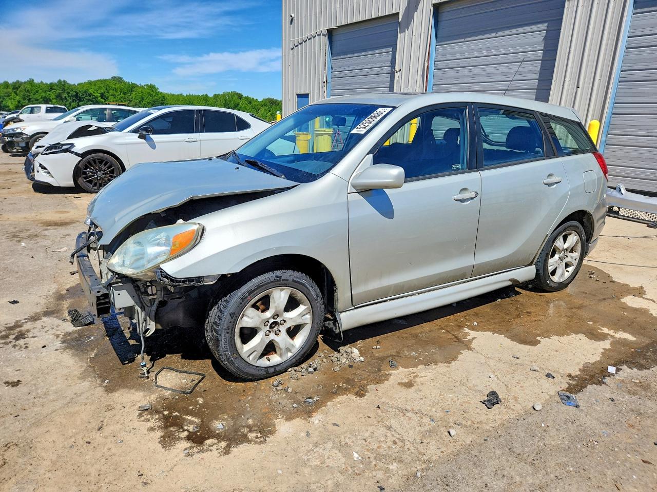 2003 Toyota Corolla Matrix Xr Silver vin: 2T1KR32E23C066522