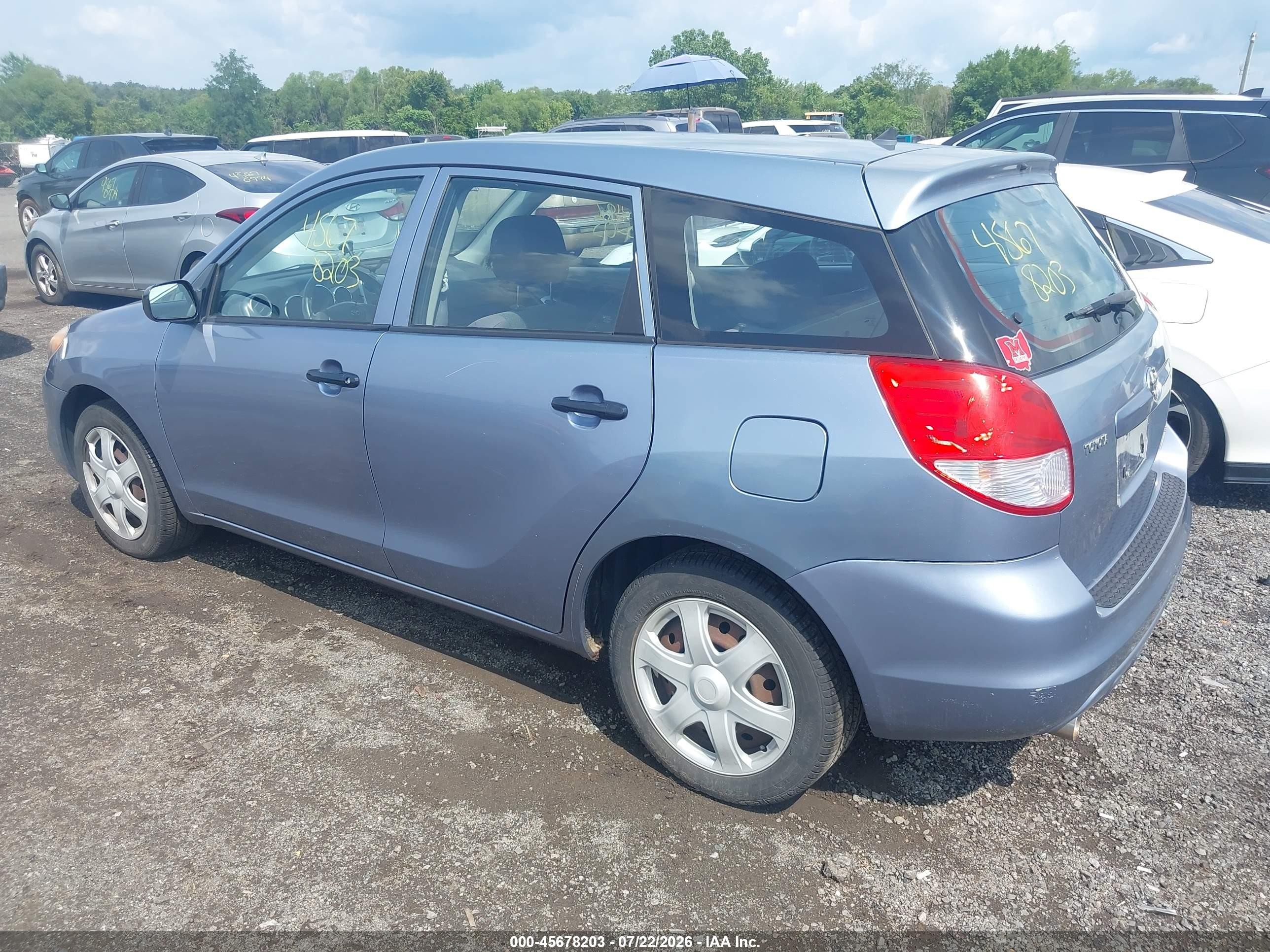 2003 Toyota Matrix Standard Blue vin: 2T1KR32E23C073454