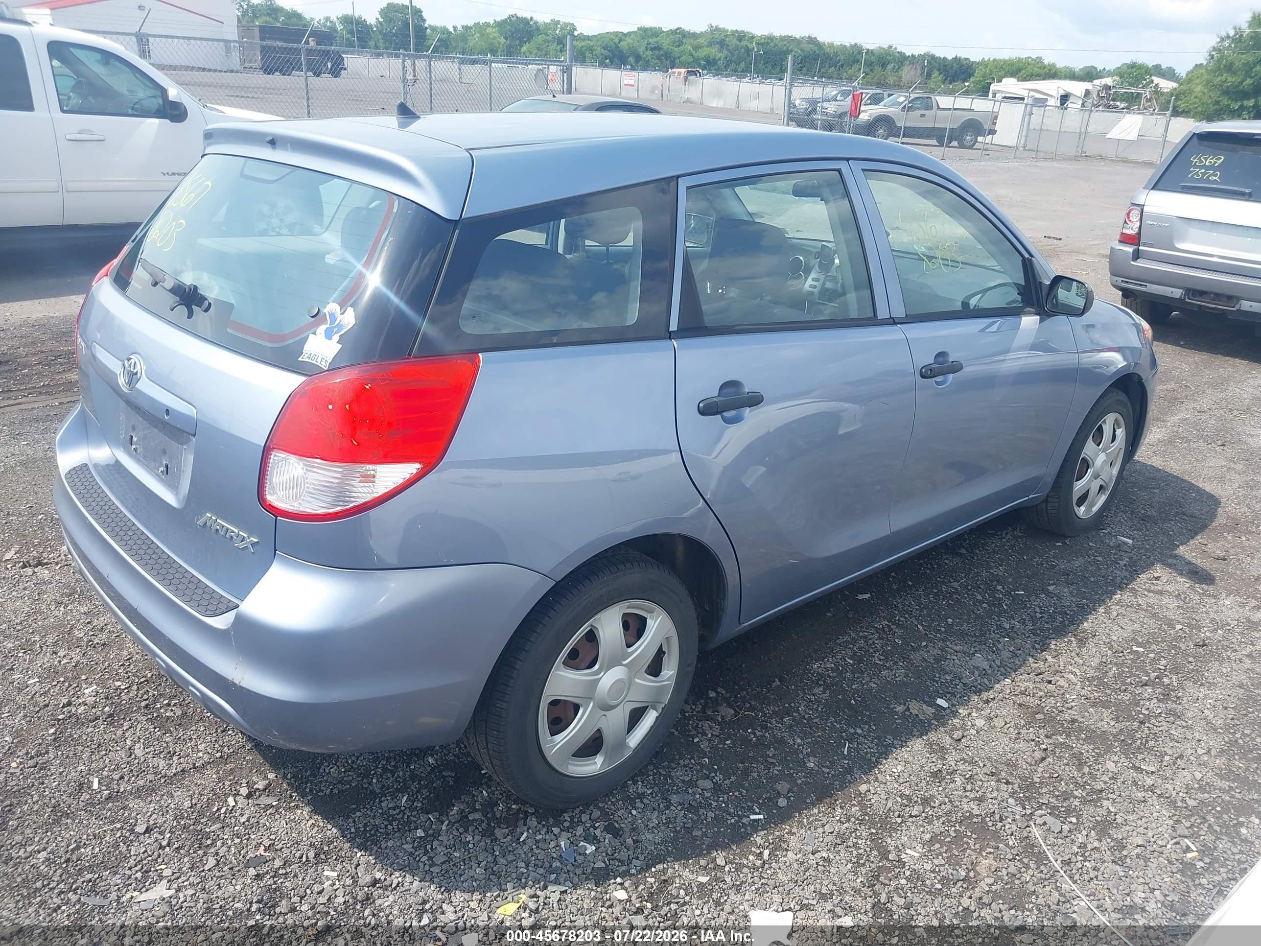 2003 Toyota Matrix Standard Blue vin: 2T1KR32E23C073454