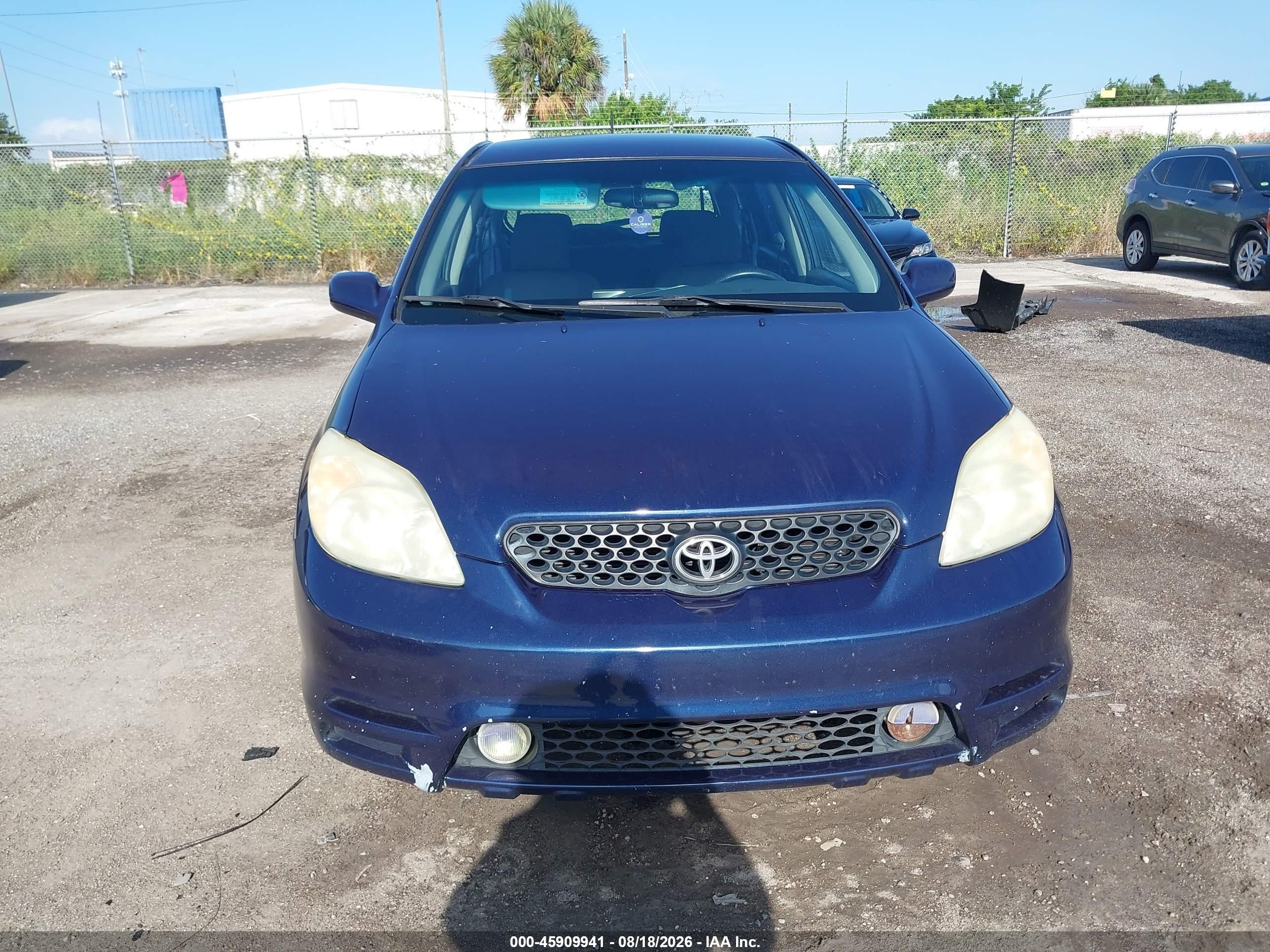 2003 Toyota Matrix Xr Синий vin: 2T1KR32E23C073826