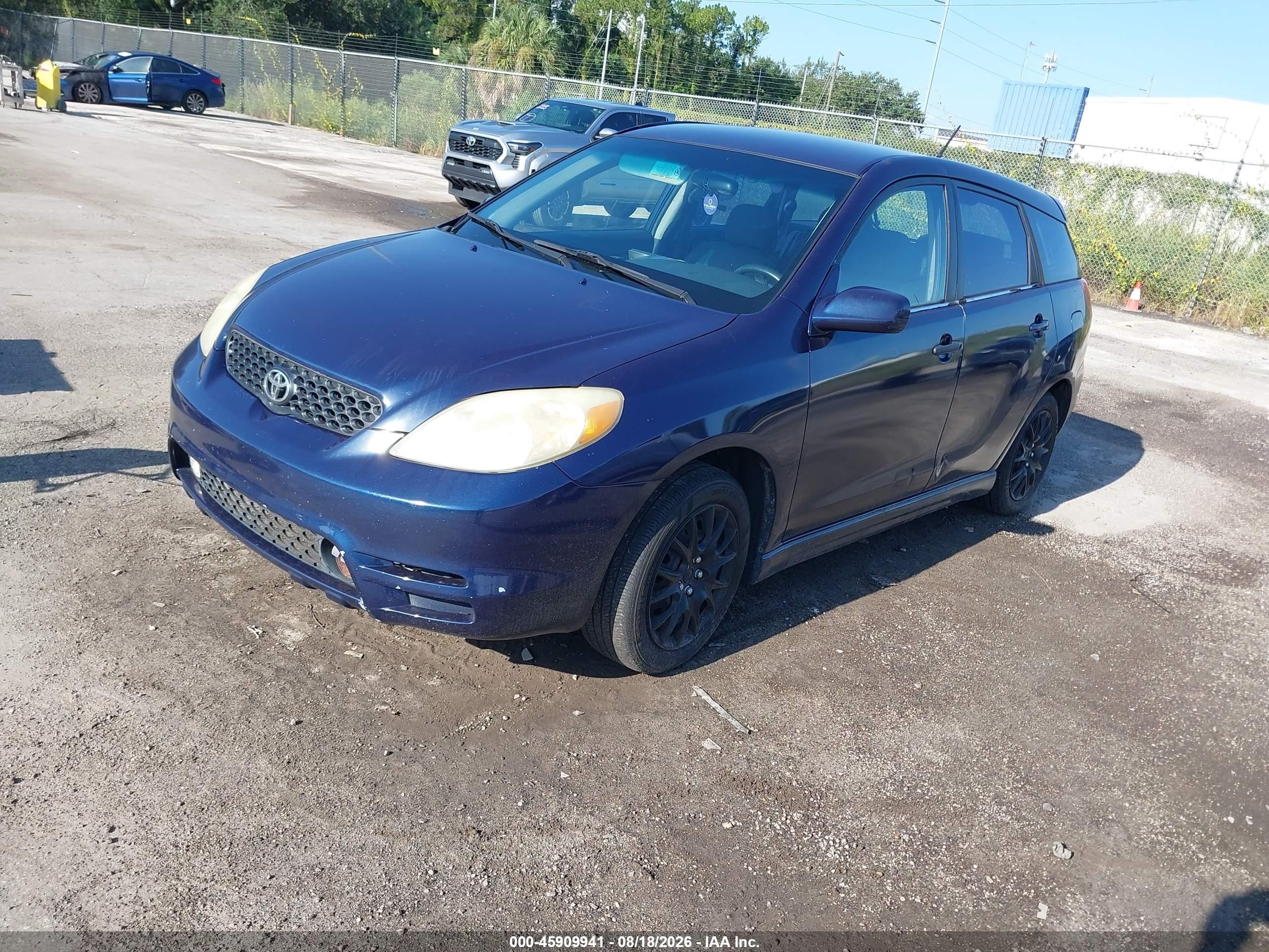 2003 Toyota Matrix Xr Синий vin: 2T1KR32E23C073826