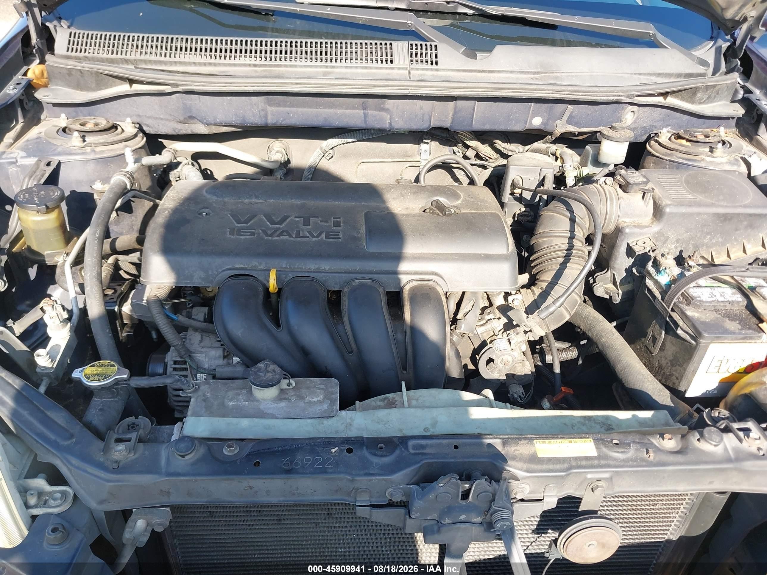 2003 Toyota Matrix Xr Синий vin: 2T1KR32E23C073826