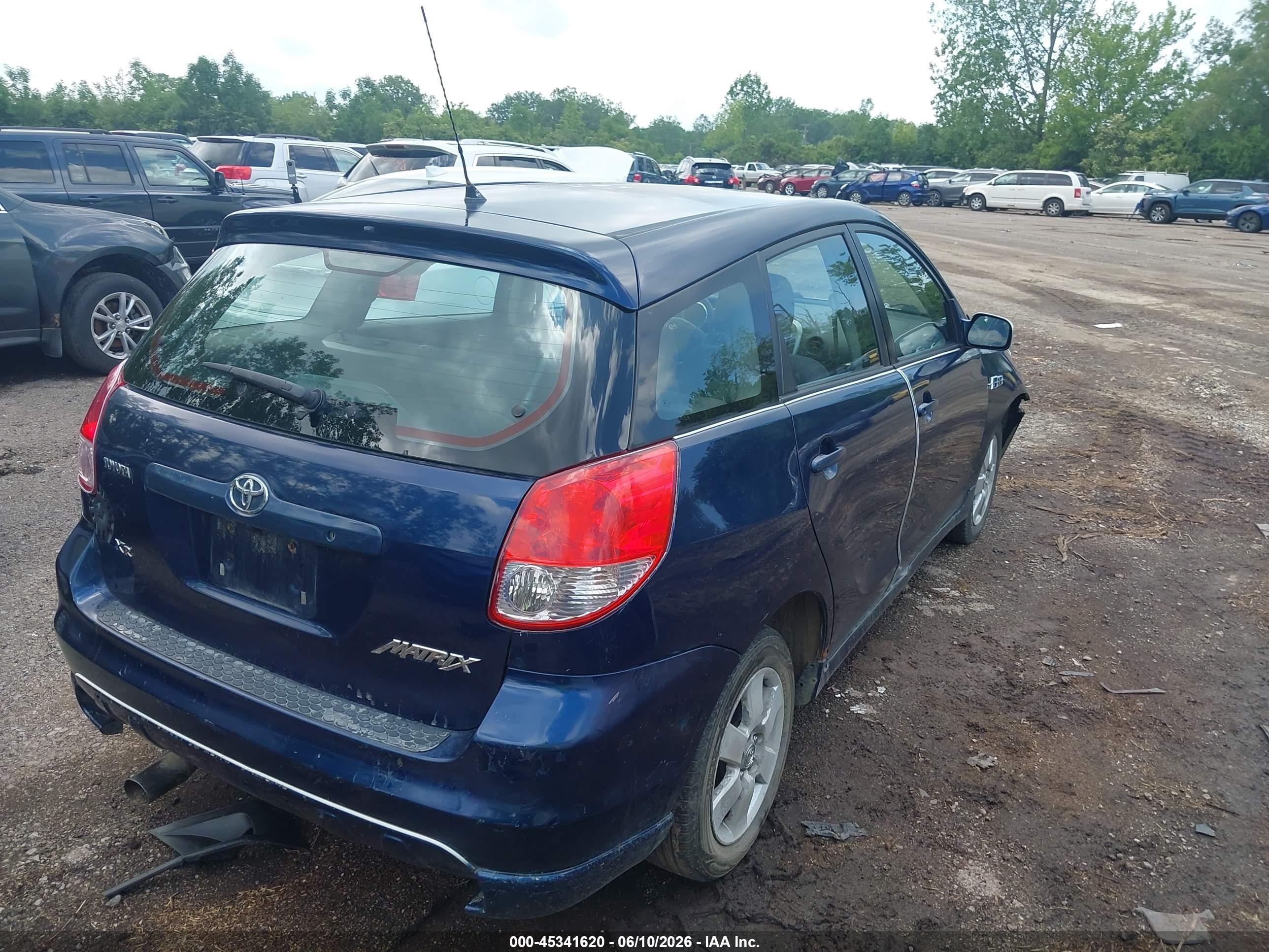 2003 Toyota Matrix Xr Dark Blue vin: 2T1KR32E23C123222