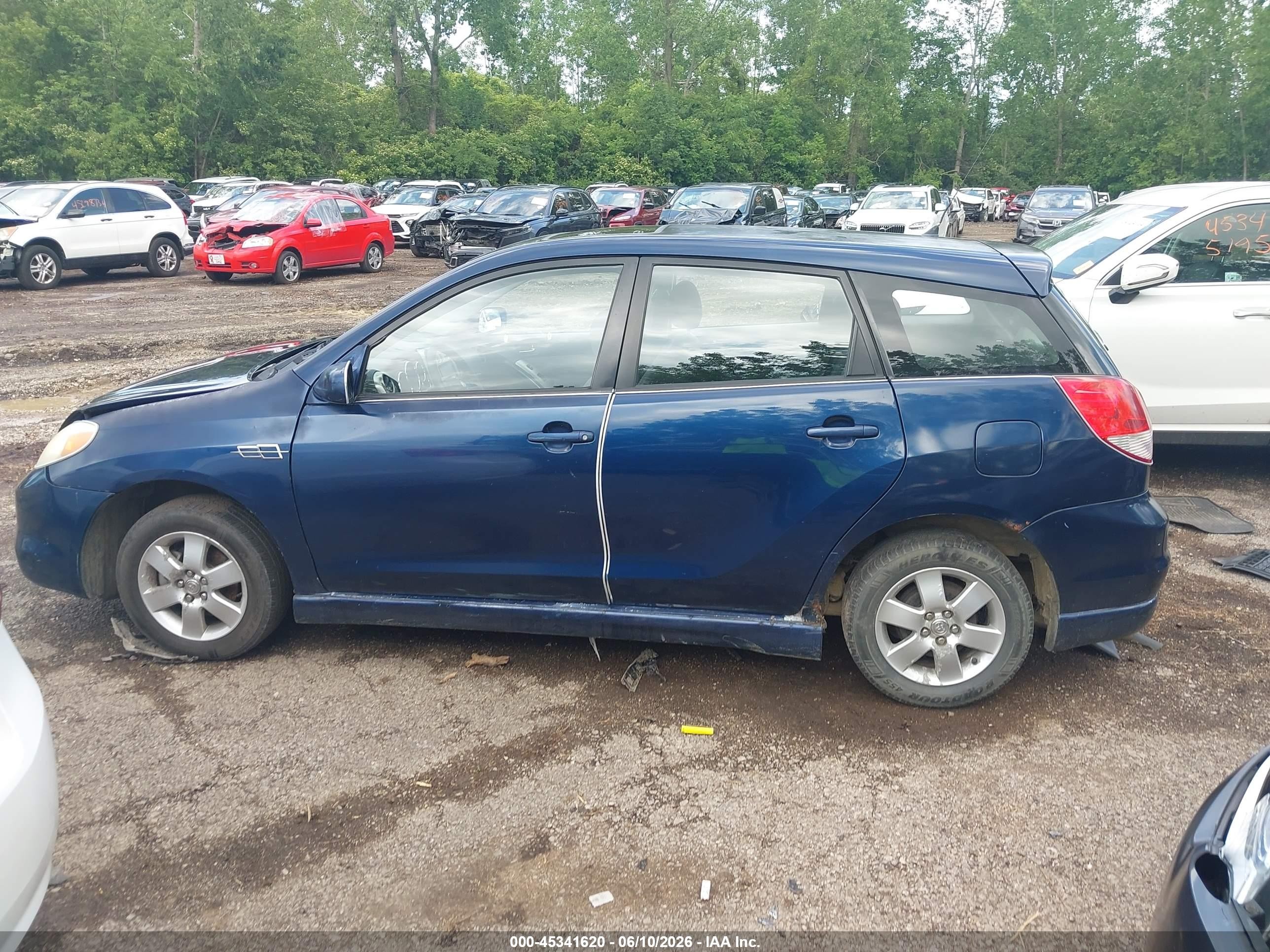 2003 Toyota Matrix Xr Dark Blue vin: 2T1KR32E23C123222