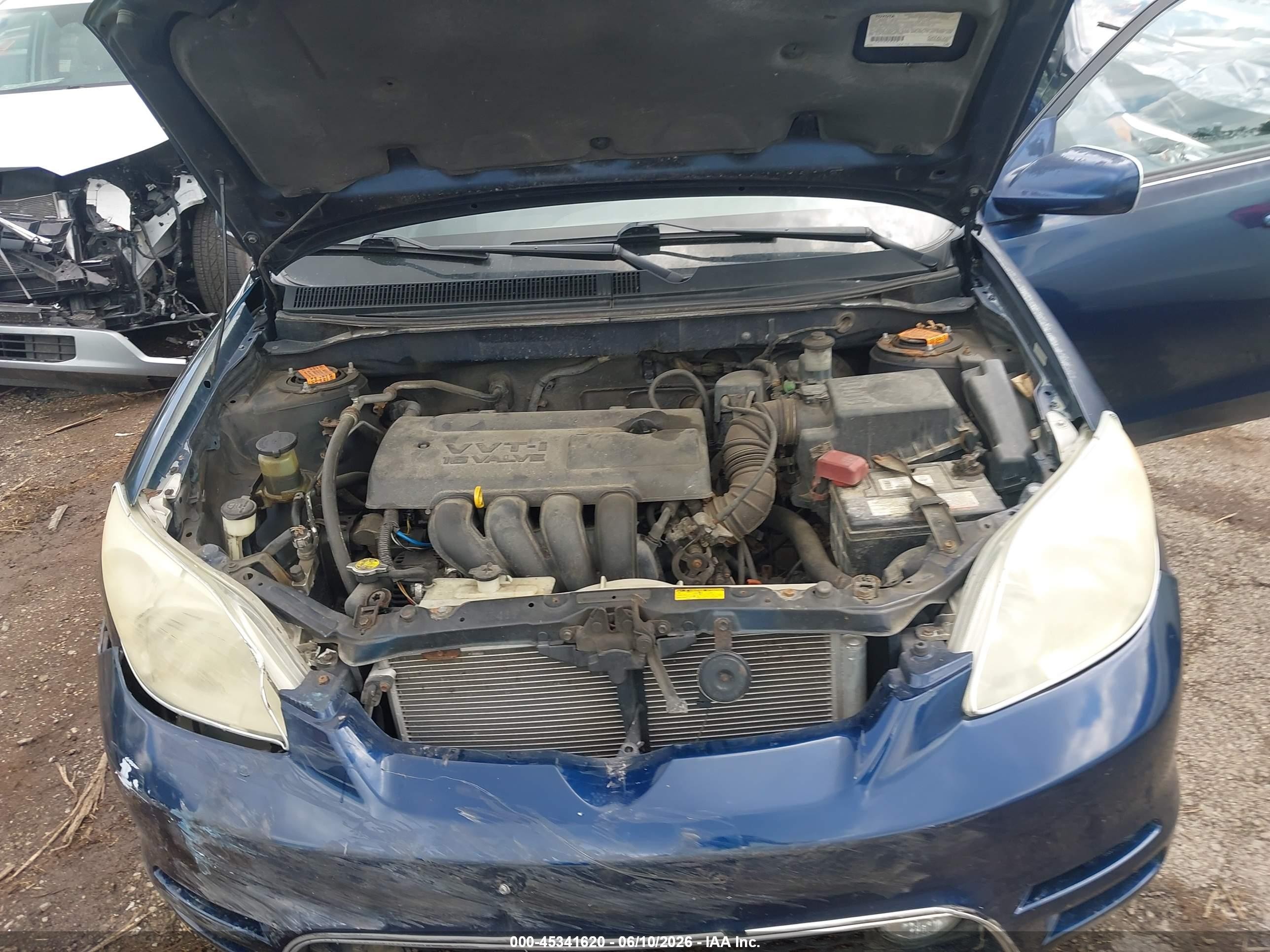 2003 Toyota Matrix Xr Dark Blue vin: 2T1KR32E23C123222