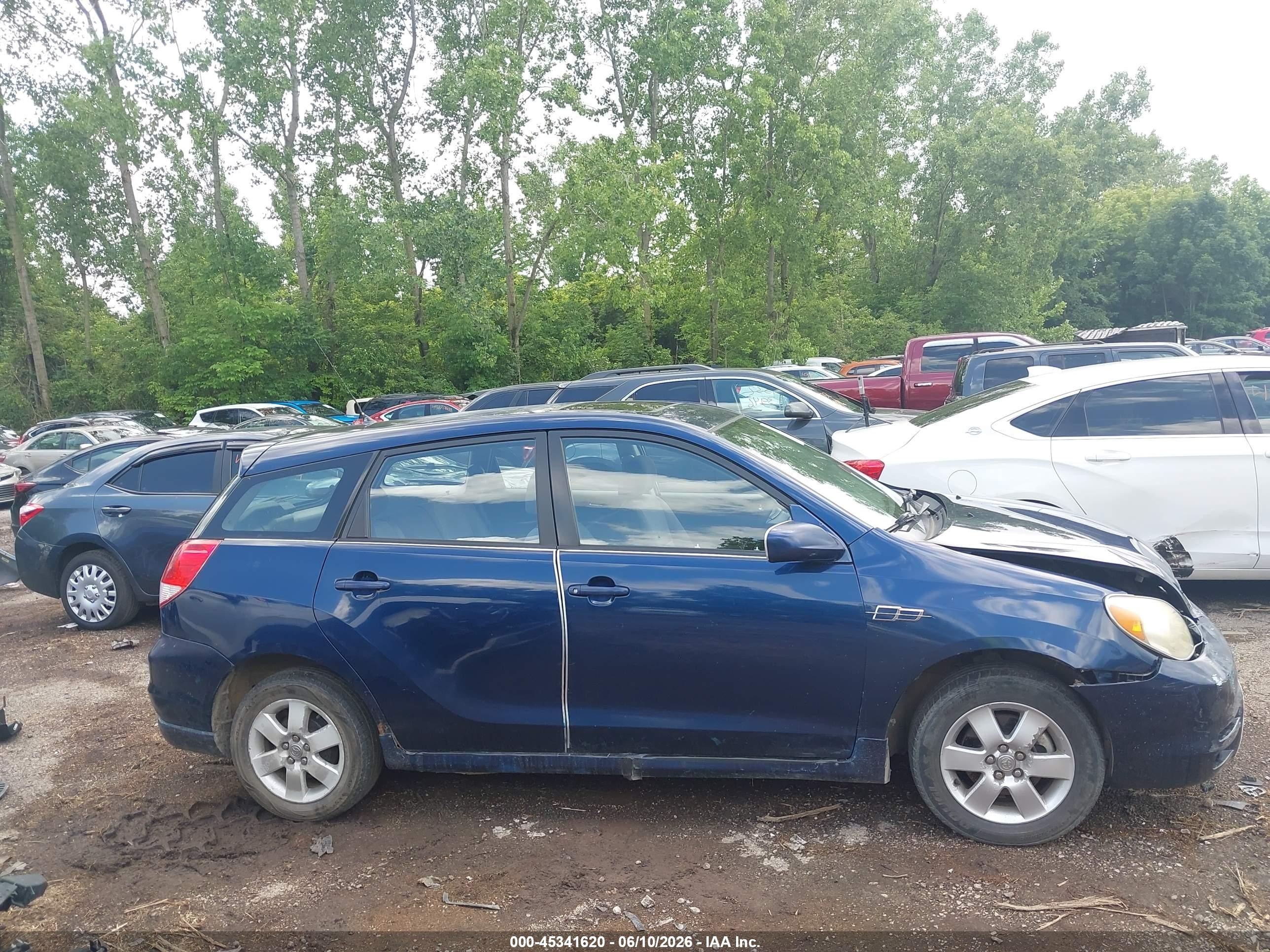 2003 Toyota Matrix Xr Dark Blue vin: 2T1KR32E23C123222