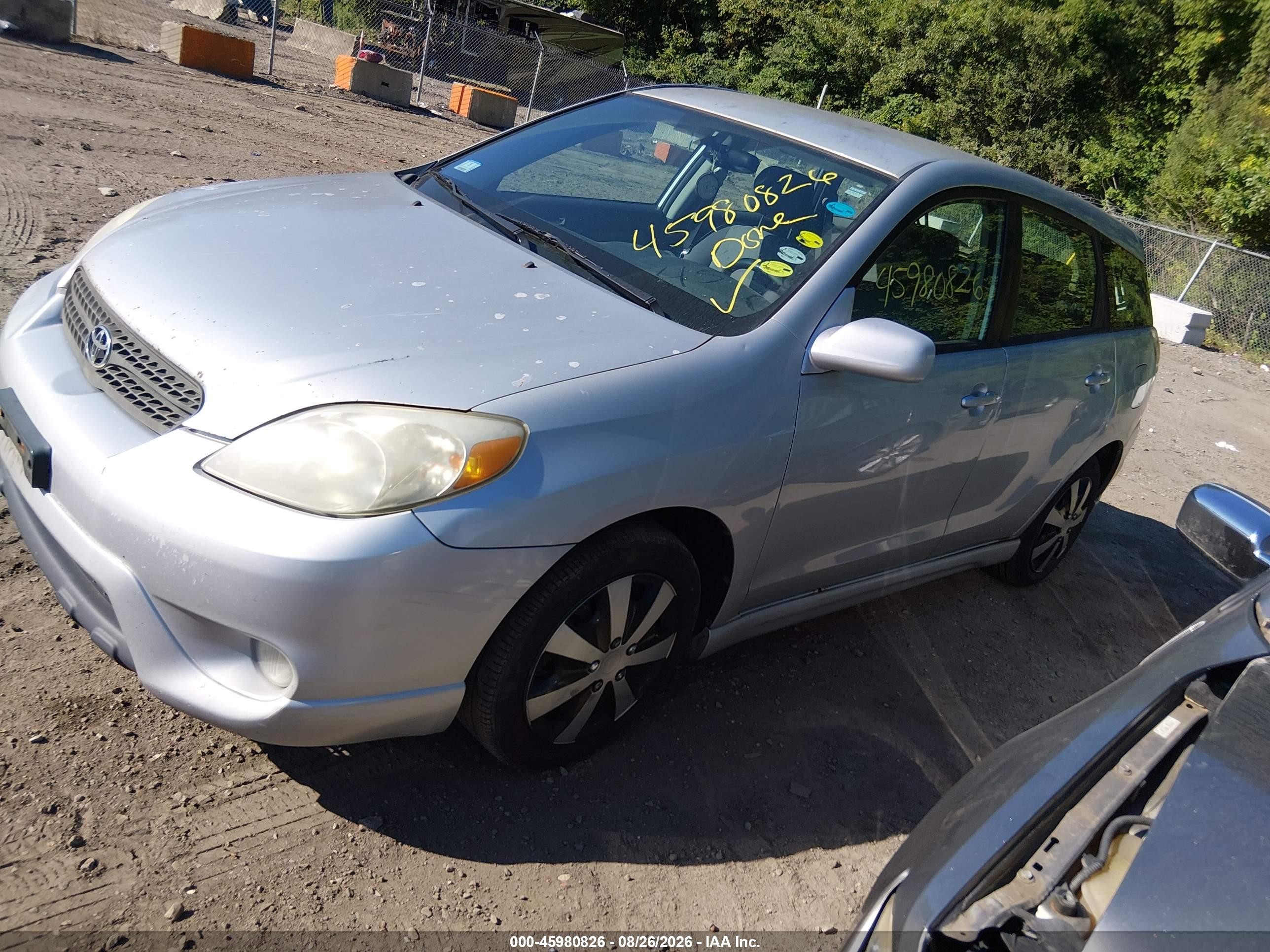 2005 Toyota Matrix Xr Silver vin: 2T1KR32E25C355516
