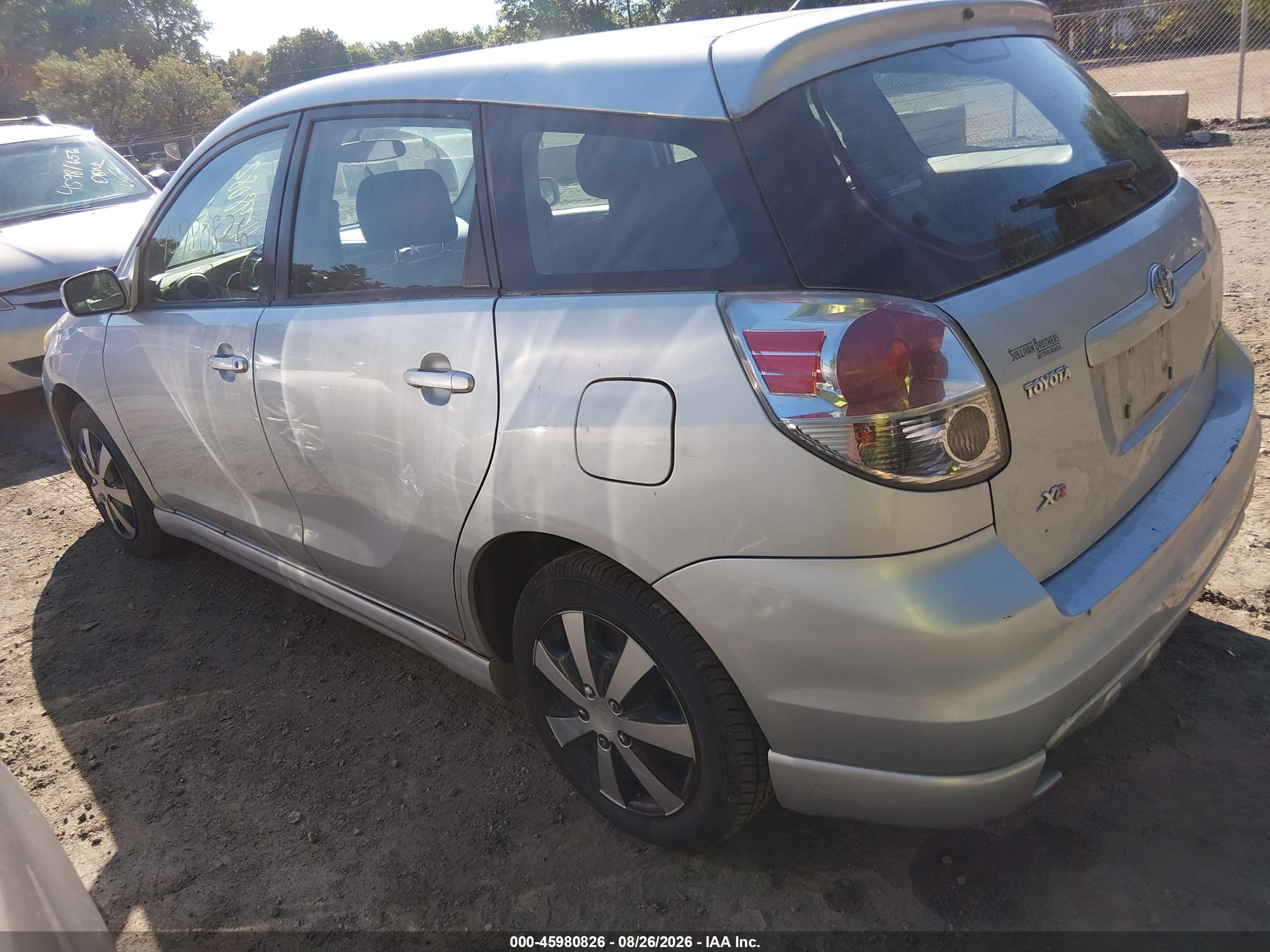2005 Toyota Matrix Xr Silver vin: 2T1KR32E25C355516