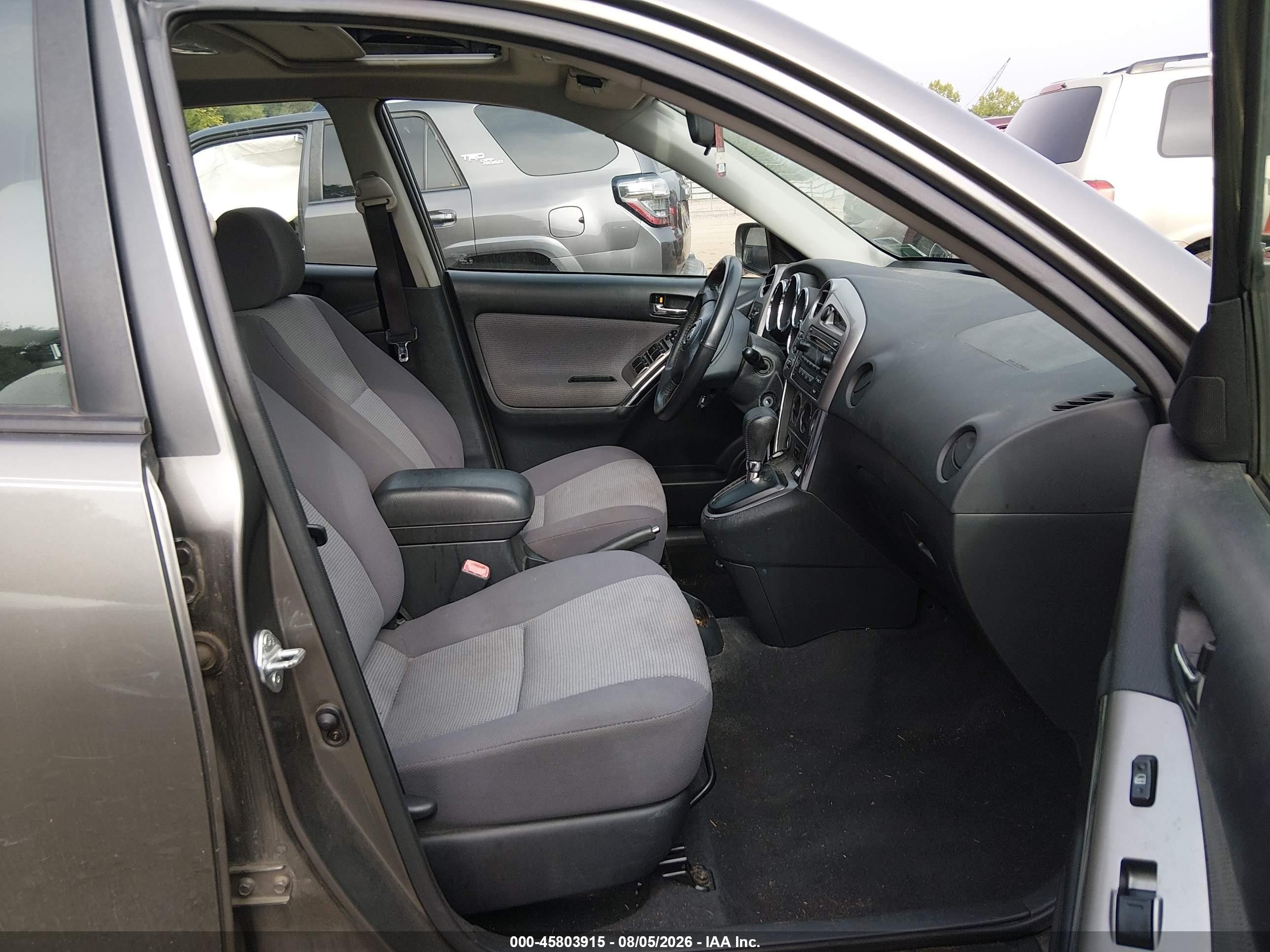 2005 Toyota Matrix Xr Gray vin: 2T1KR32E25C362434