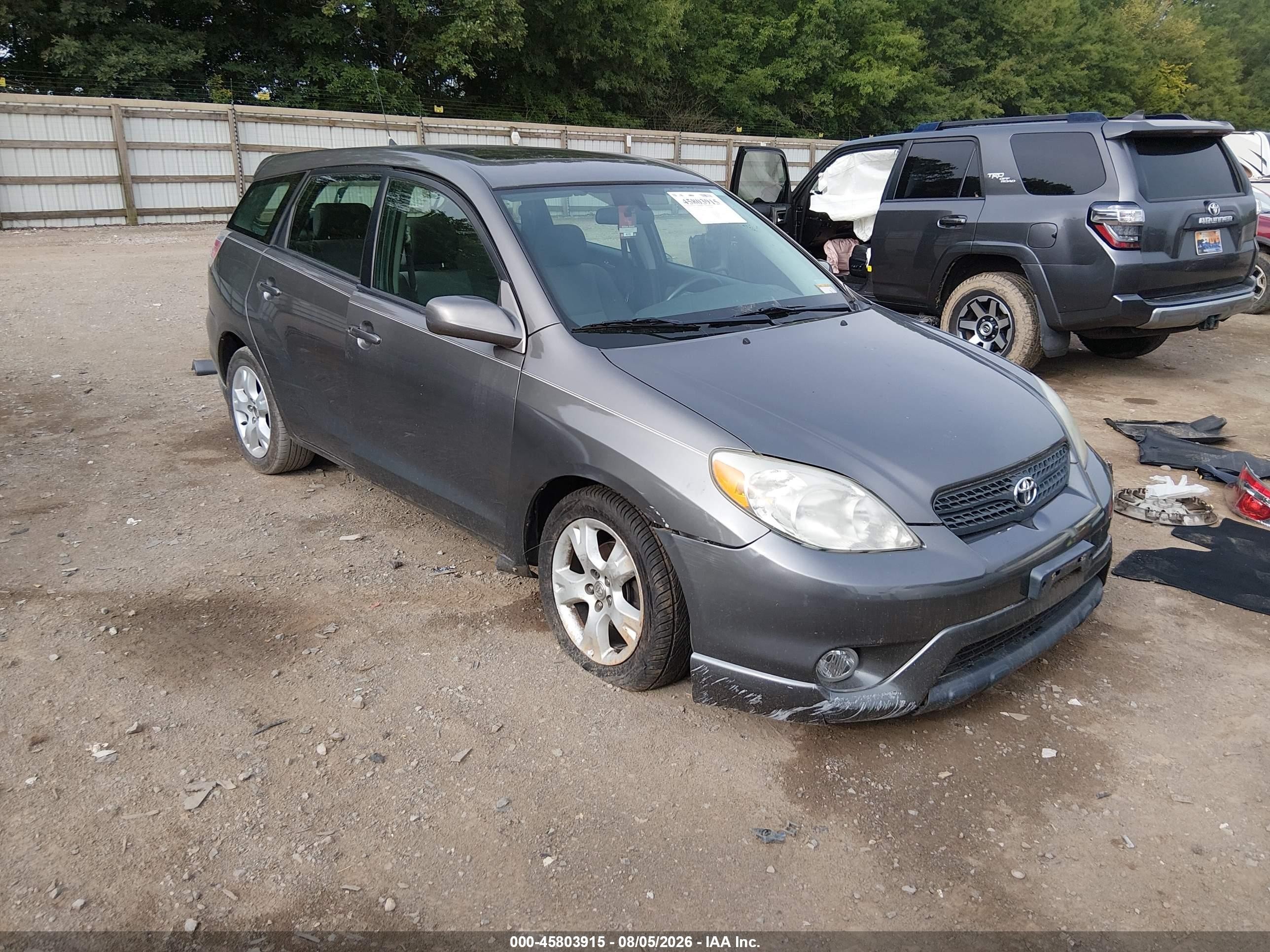 2005 Toyota Matrix Xr Gray vin: 2T1KR32E25C362434