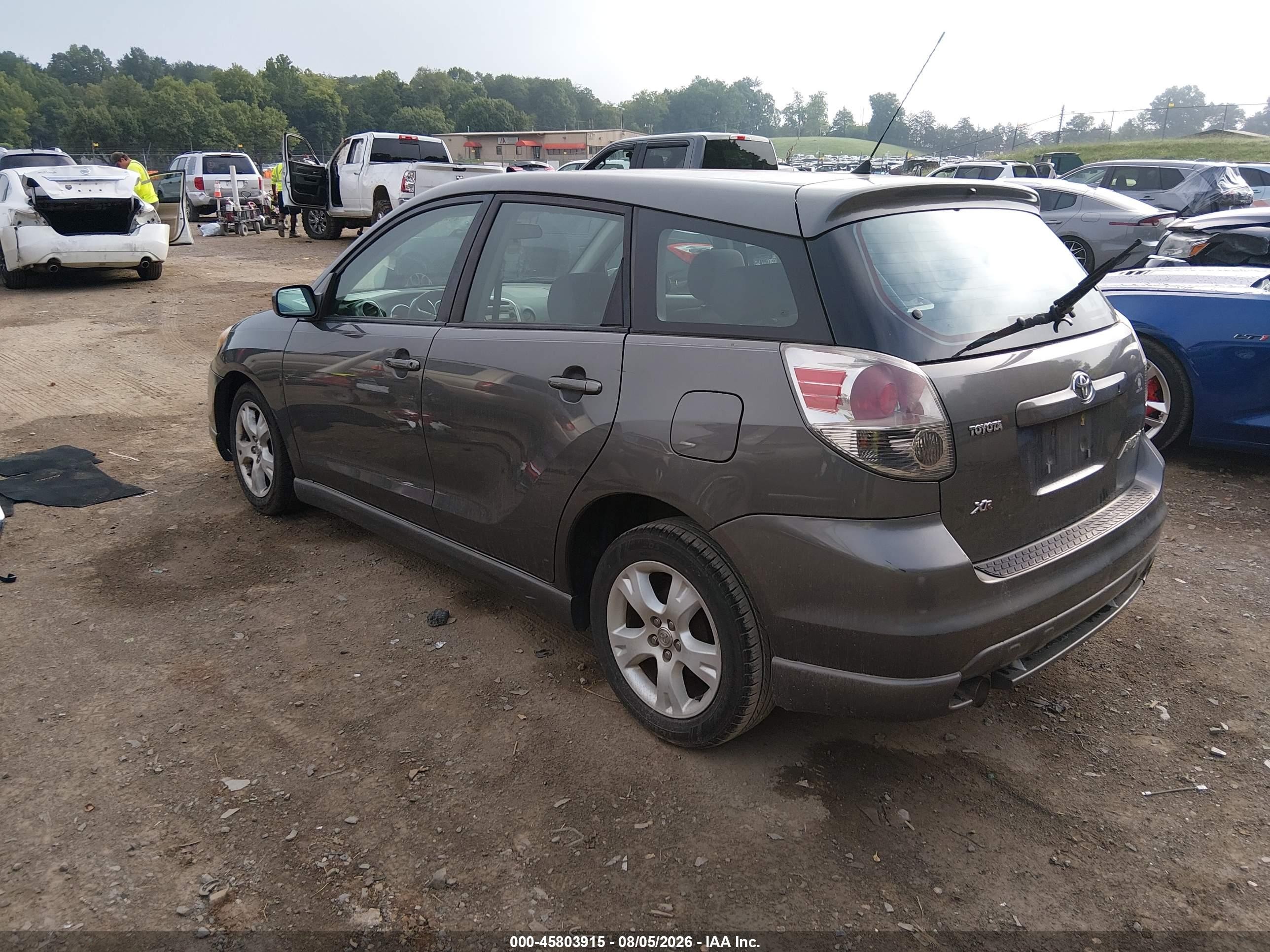 2005 Toyota Matrix Xr Gray vin: 2T1KR32E25C362434