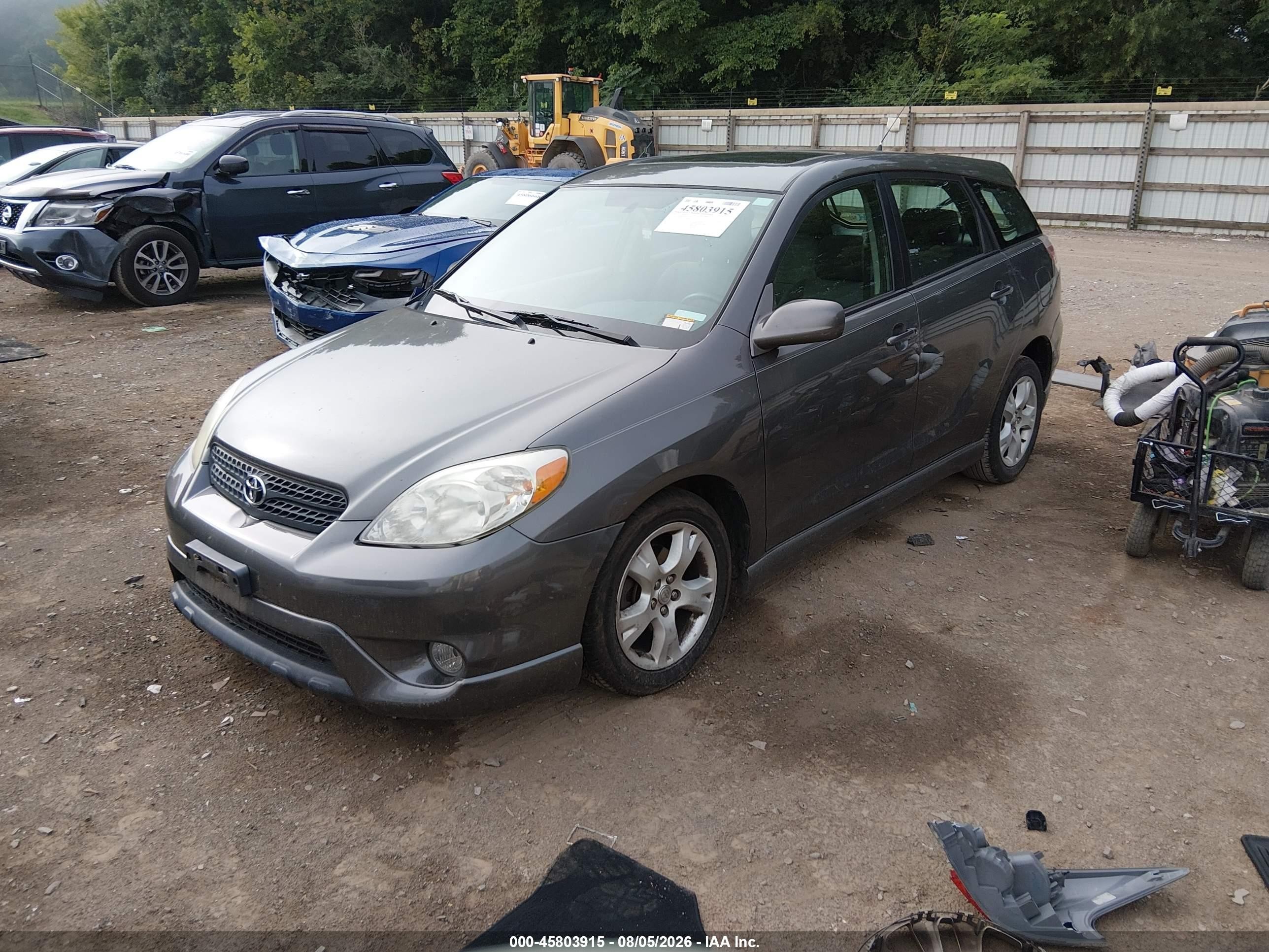 2005 Toyota Matrix Xr Gray vin: 2T1KR32E25C362434