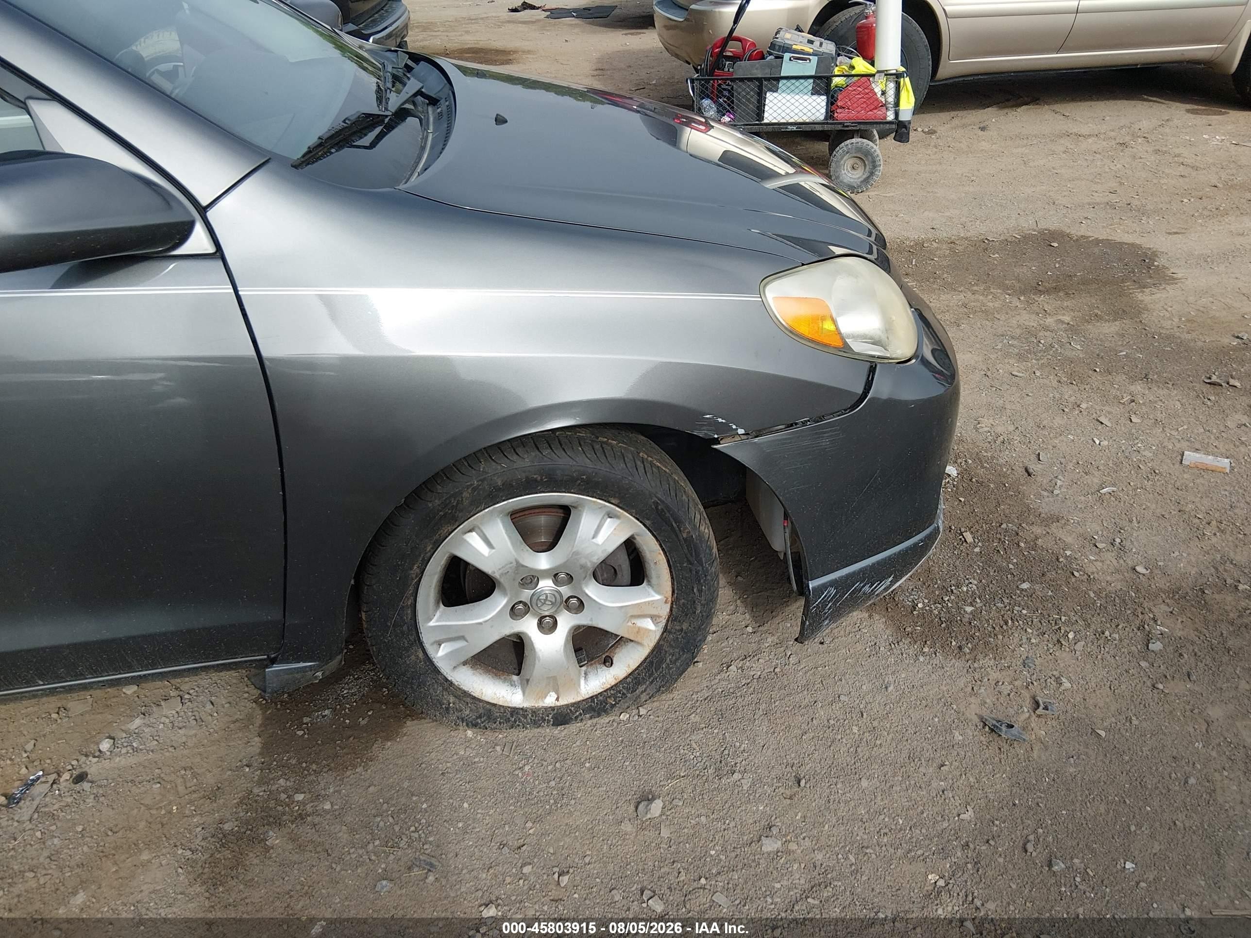2005 Toyota Matrix Xr Gray vin: 2T1KR32E25C362434