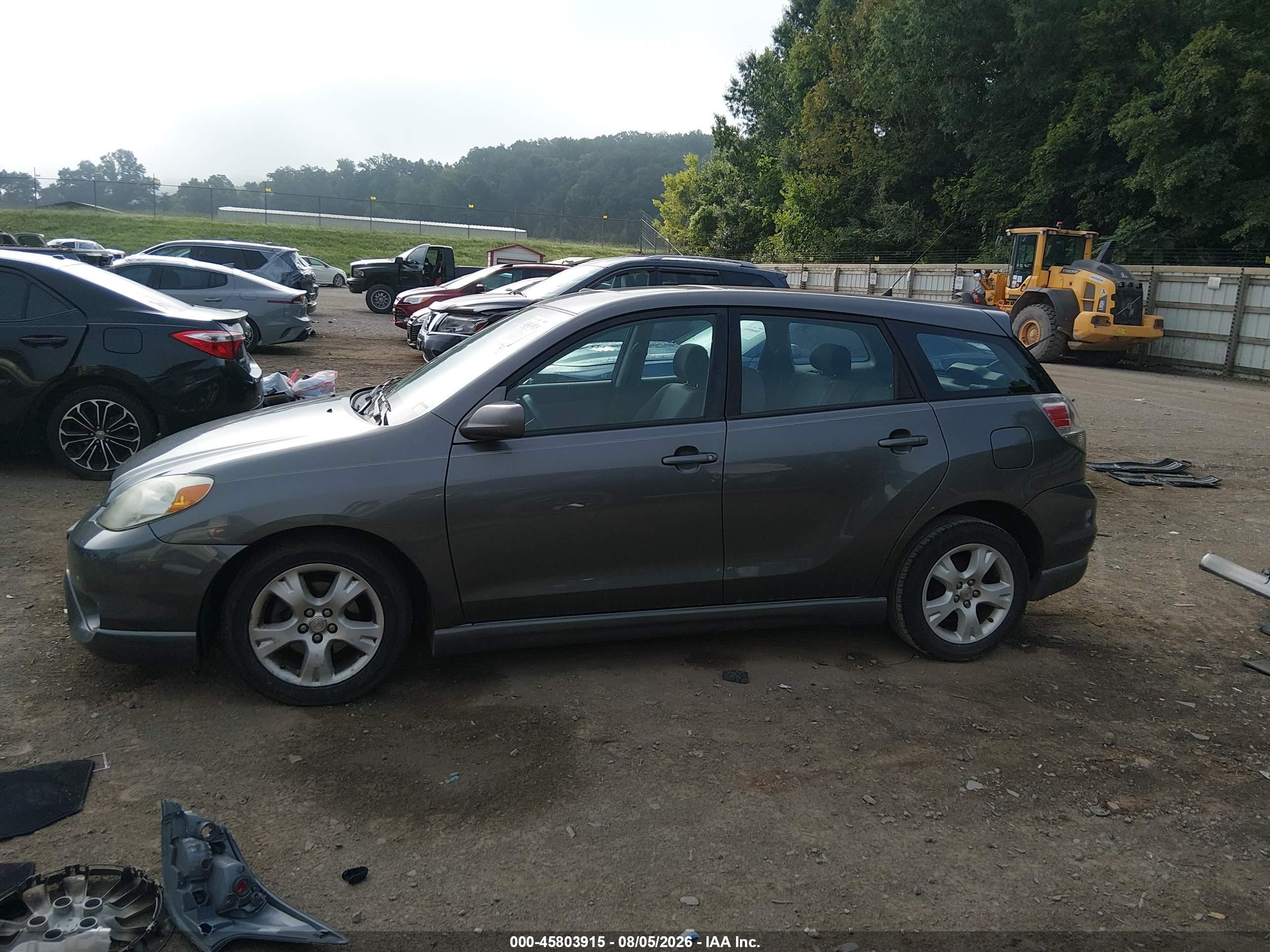 2005 Toyota Matrix Xr Gray vin: 2T1KR32E25C362434