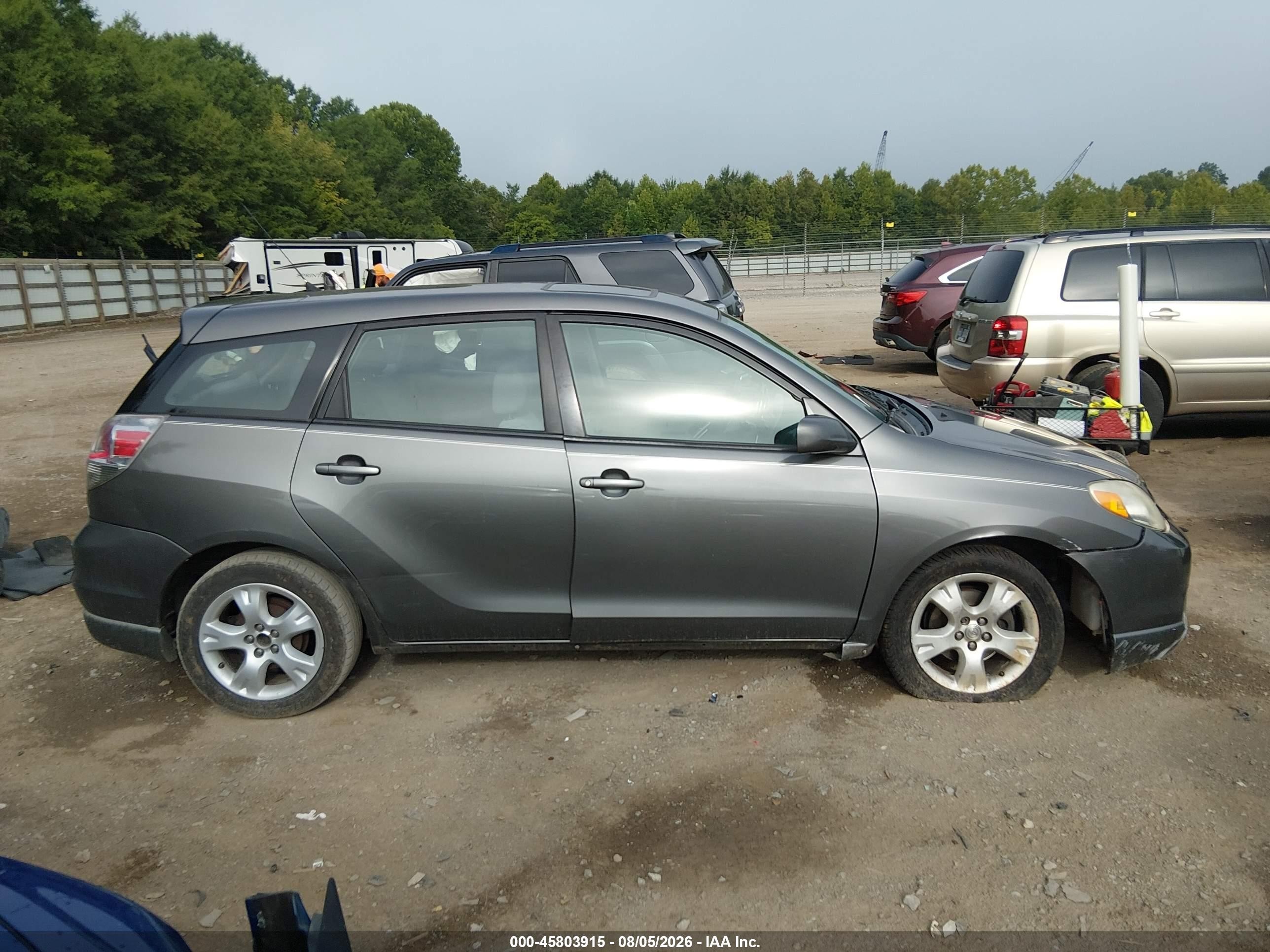 2005 Toyota Matrix Xr Gray vin: 2T1KR32E25C362434