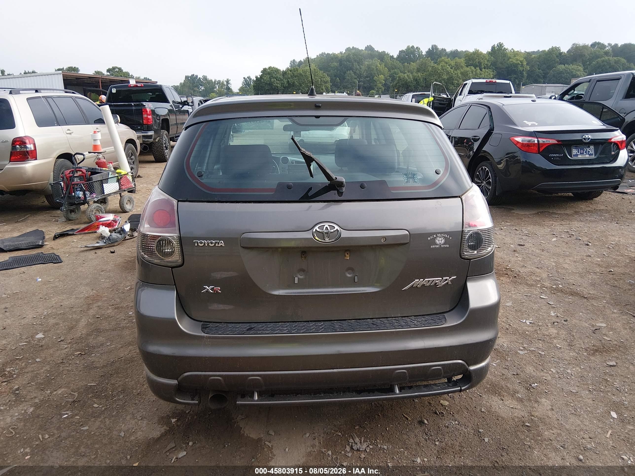 2005 Toyota Matrix Xr Gray vin: 2T1KR32E25C362434