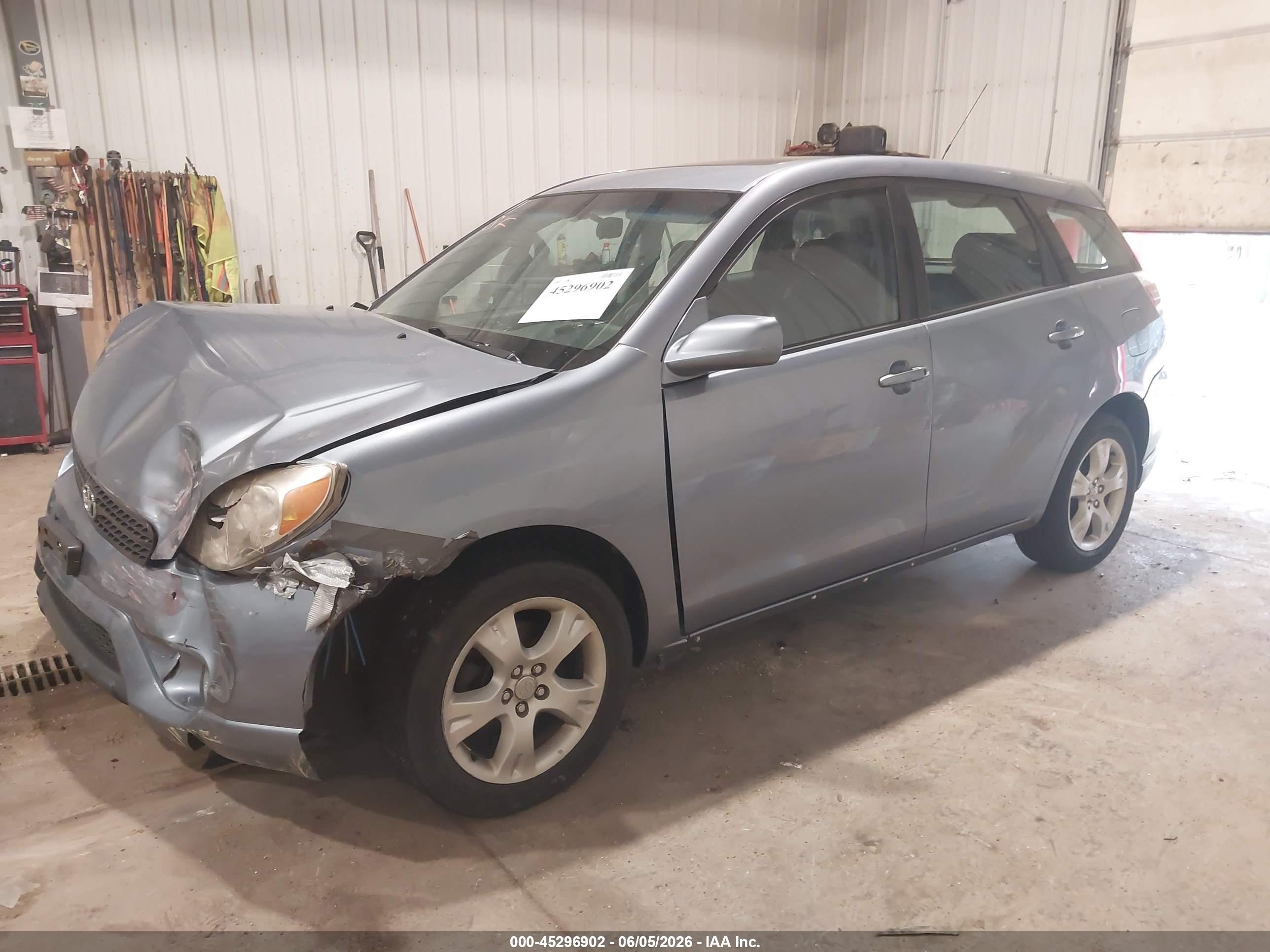 2005 Toyota Matrix Xr Blue vin: 2T1KR32E25C504264