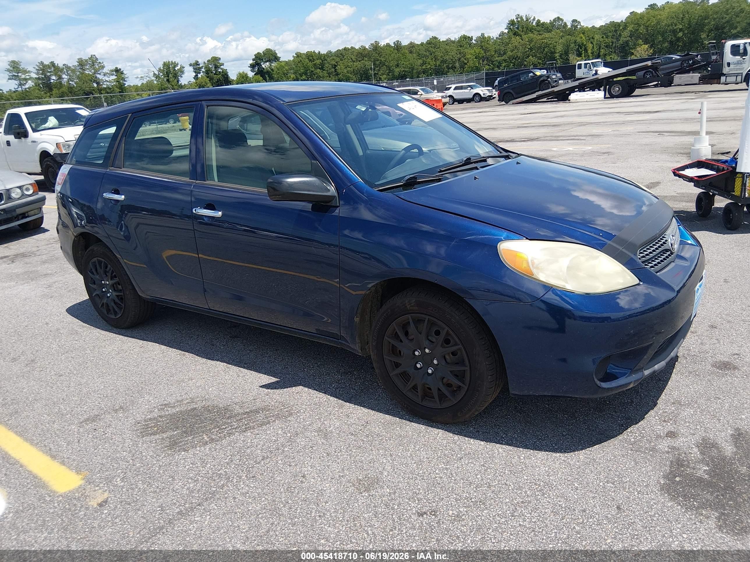 2006 Toyota Matrix   Blue vin: 2T1KR32E26C565809