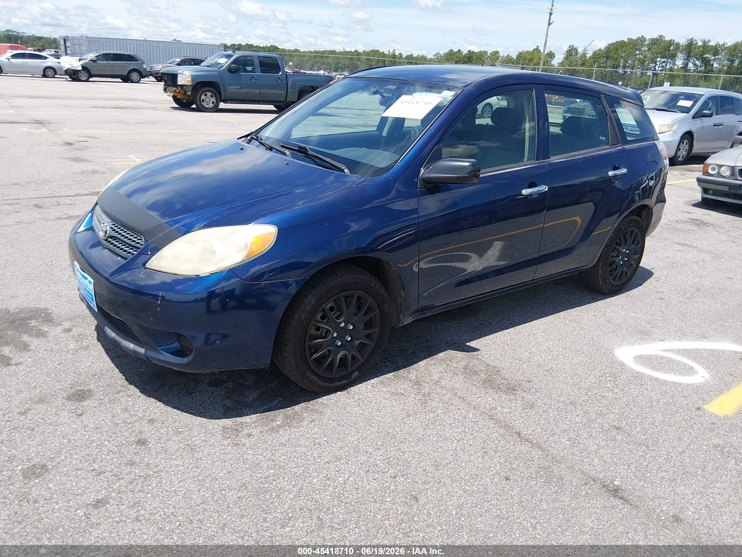 2006 Toyota Matrix   Blue vin: 2T1KR32E26C565809