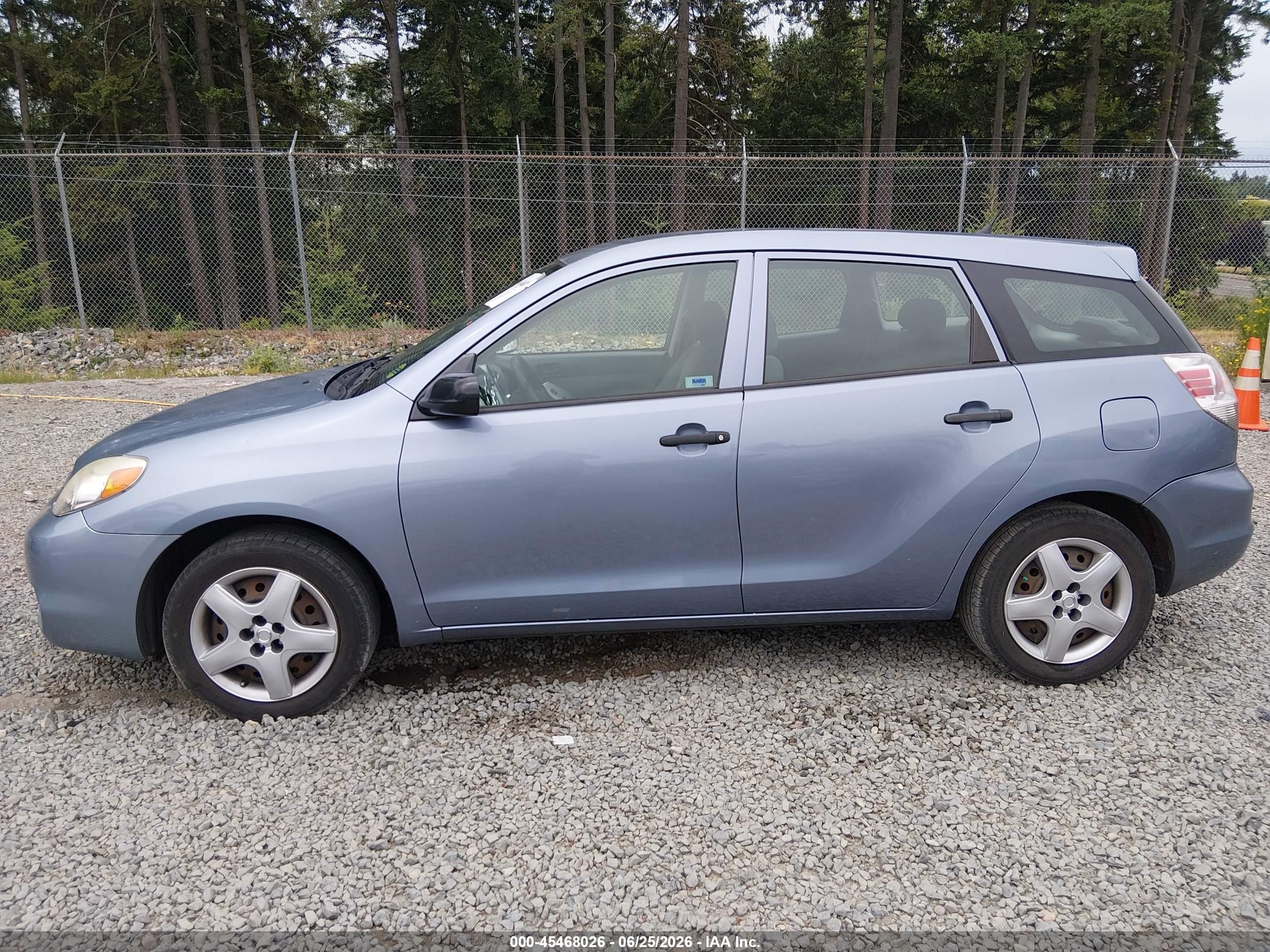 2006 Toyota Matrix   Light Blue vin: 2T1KR32E26C567558