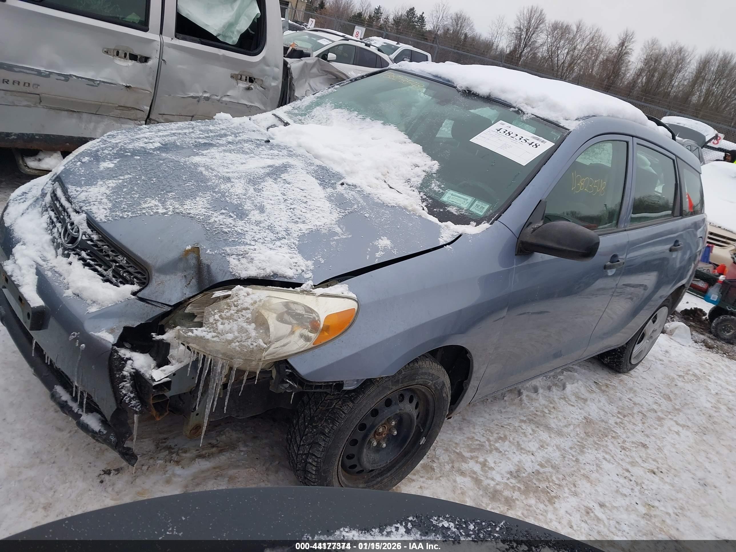 2006 Toyota Matrix   Blue vin: 2T1KR32E26C577930