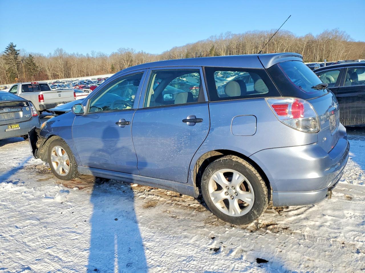 2006 Toyota Corolla Matrix Xr Blue vin: 2T1KR32E26C597501