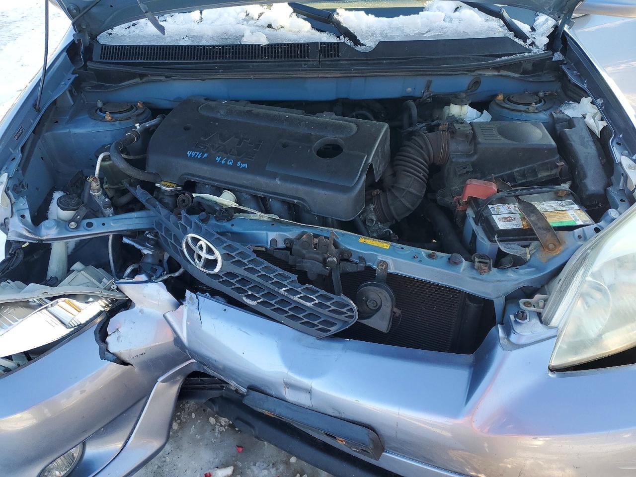 2006 Toyota Corolla Matrix Xr Blue vin: 2T1KR32E26C597501