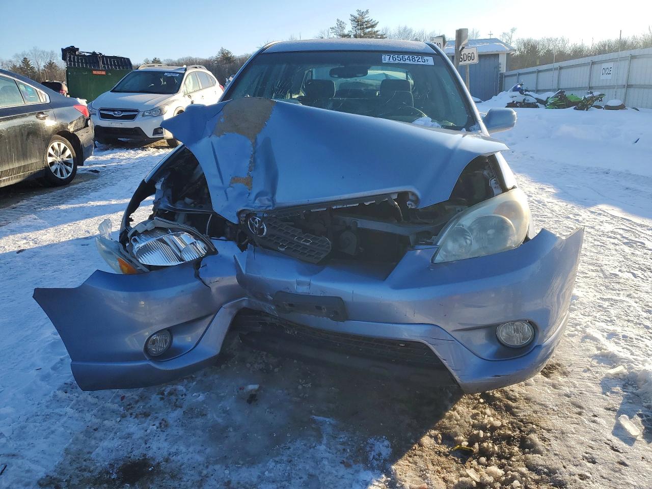 2006 Toyota Corolla Matrix Xr Blue vin: 2T1KR32E26C597501