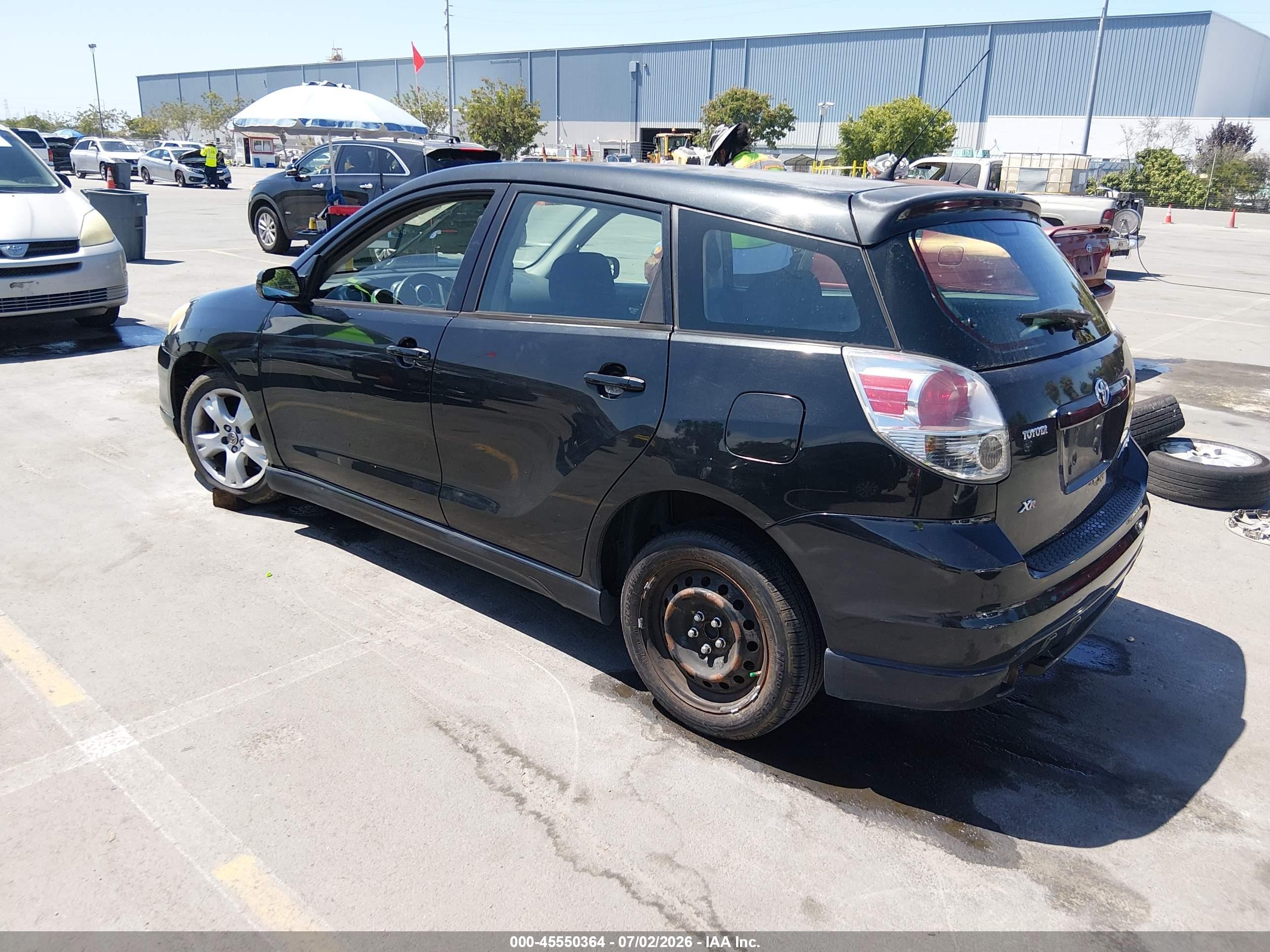 2006 Toyota Matrix Xr Black vin: 2T1KR32E26C607931