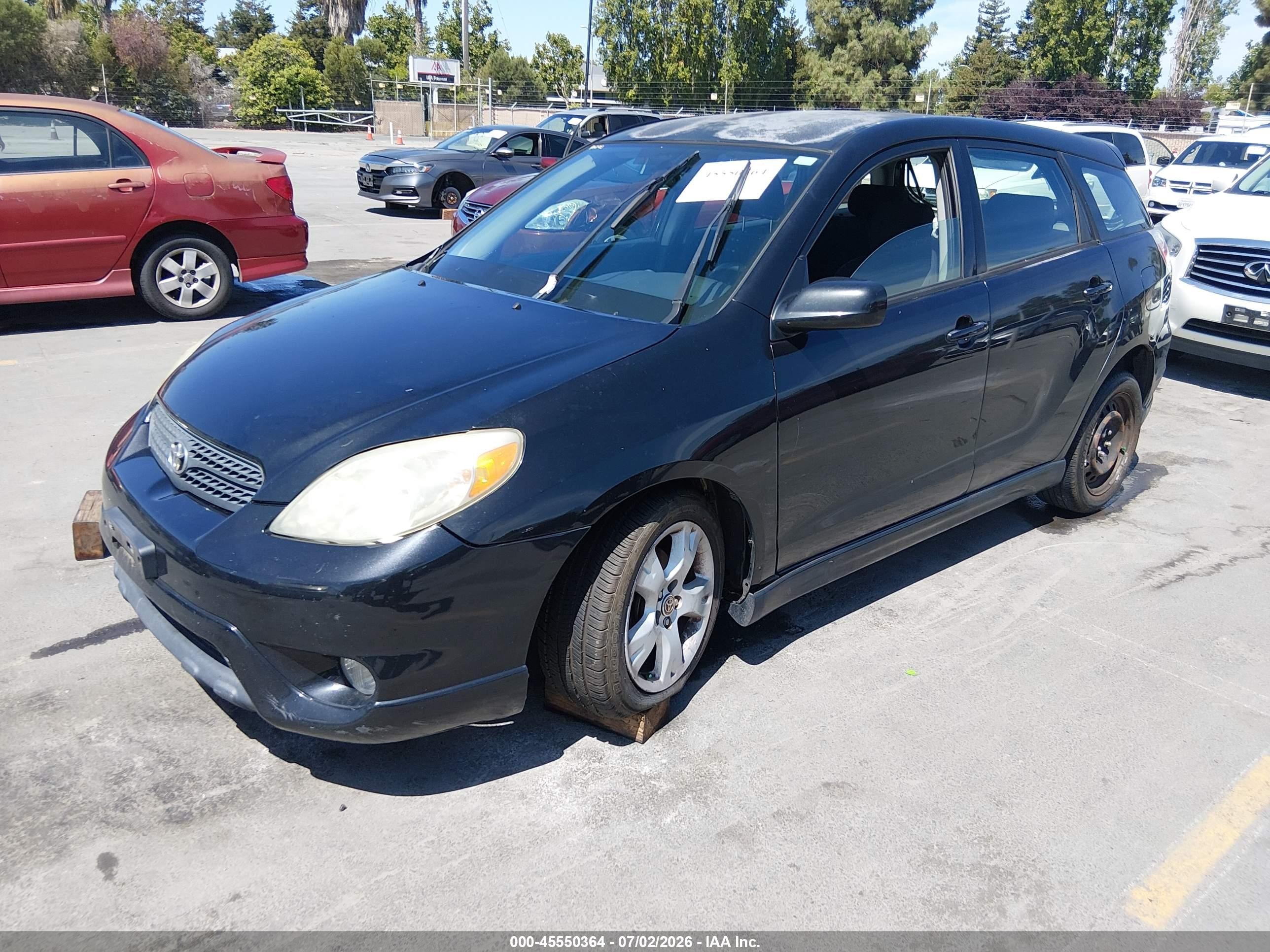 2006 Toyota Matrix Xr Black vin: 2T1KR32E26C607931
