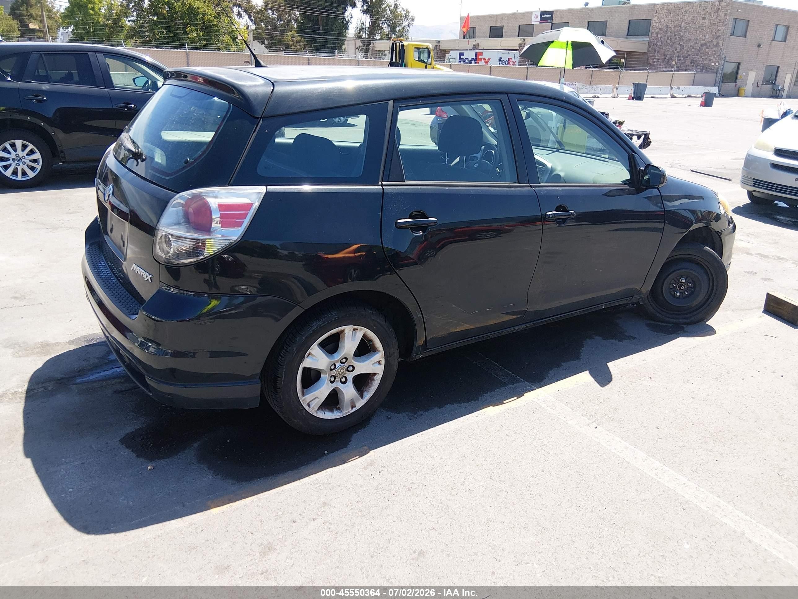 2006 Toyota Matrix Xr Black vin: 2T1KR32E26C607931