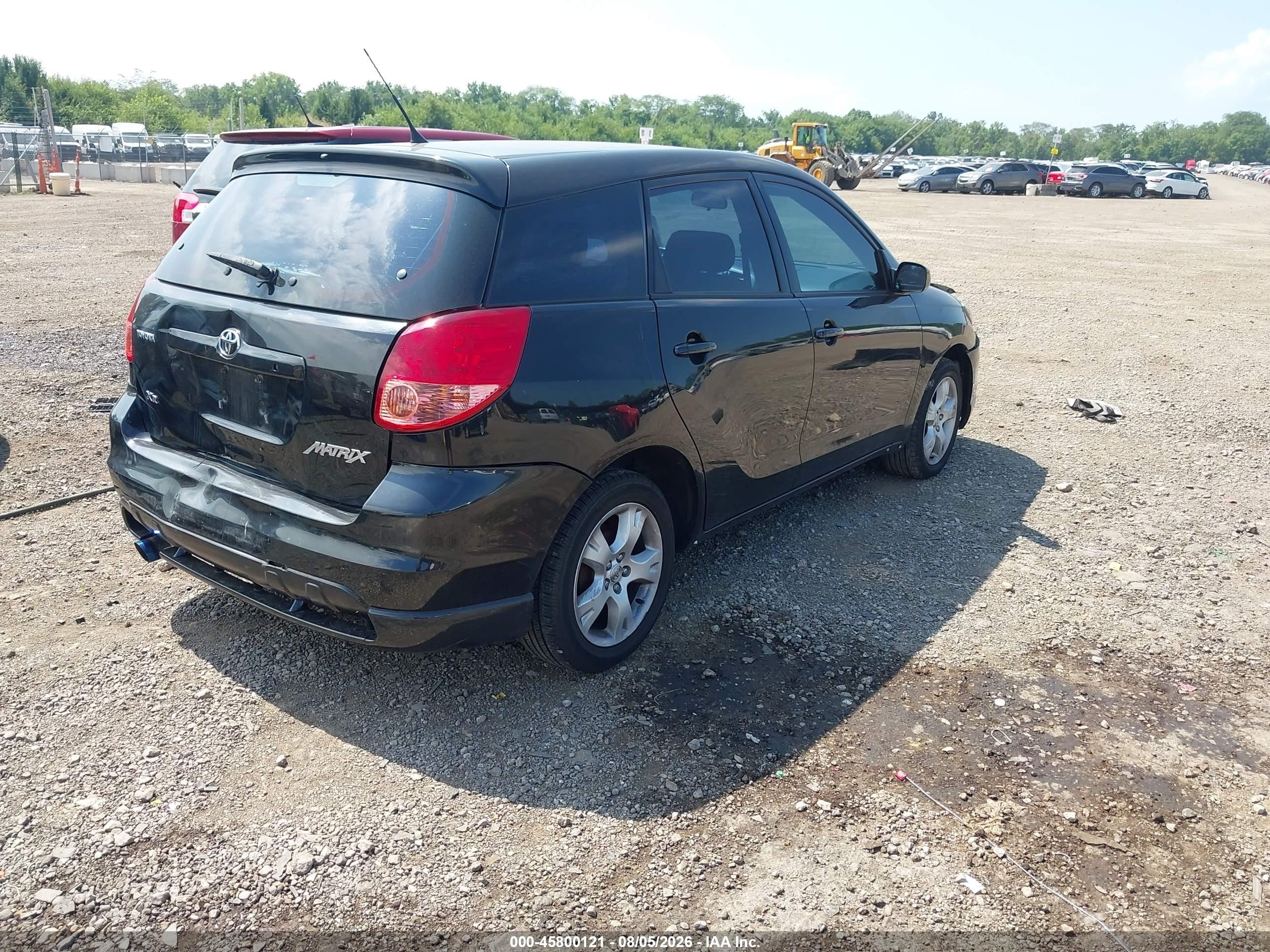 2006 Toyota Matrix Xr Black vin: 2T1KR32E26C610148