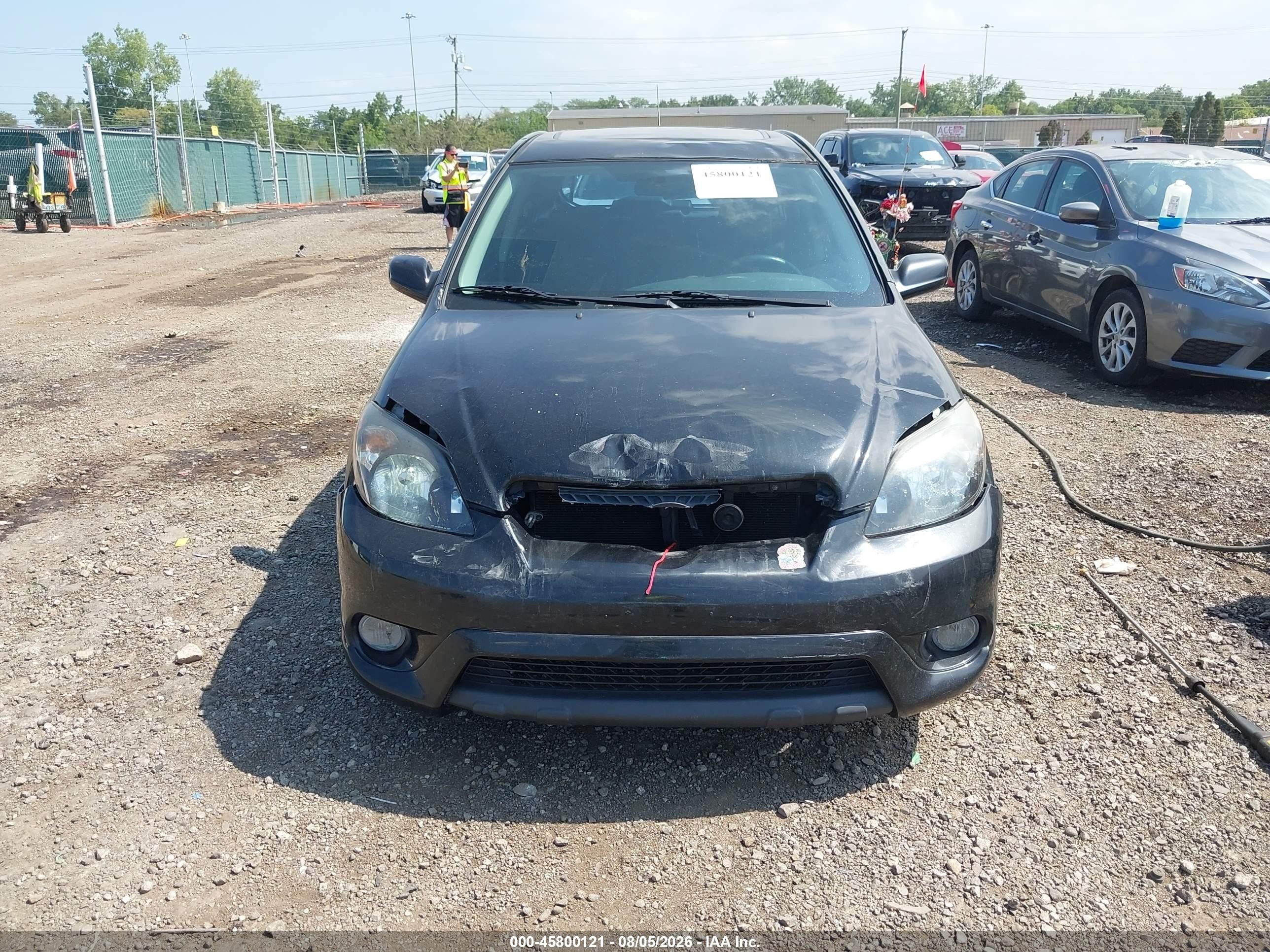 2006 Toyota Matrix Xr Black vin: 2T1KR32E26C610148