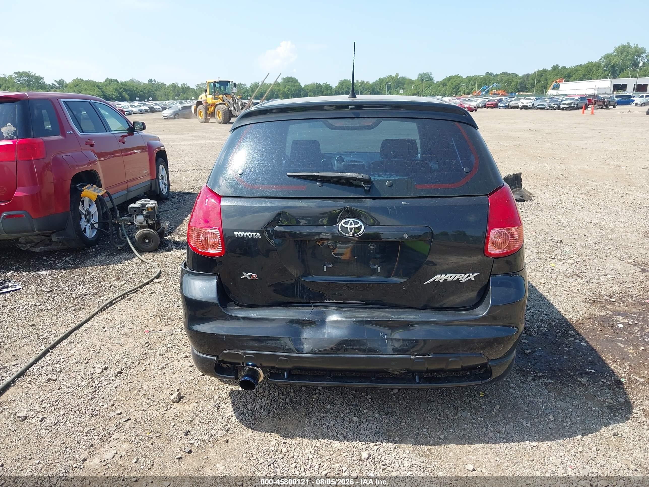 2006 Toyota Matrix Xr Black vin: 2T1KR32E26C610148
