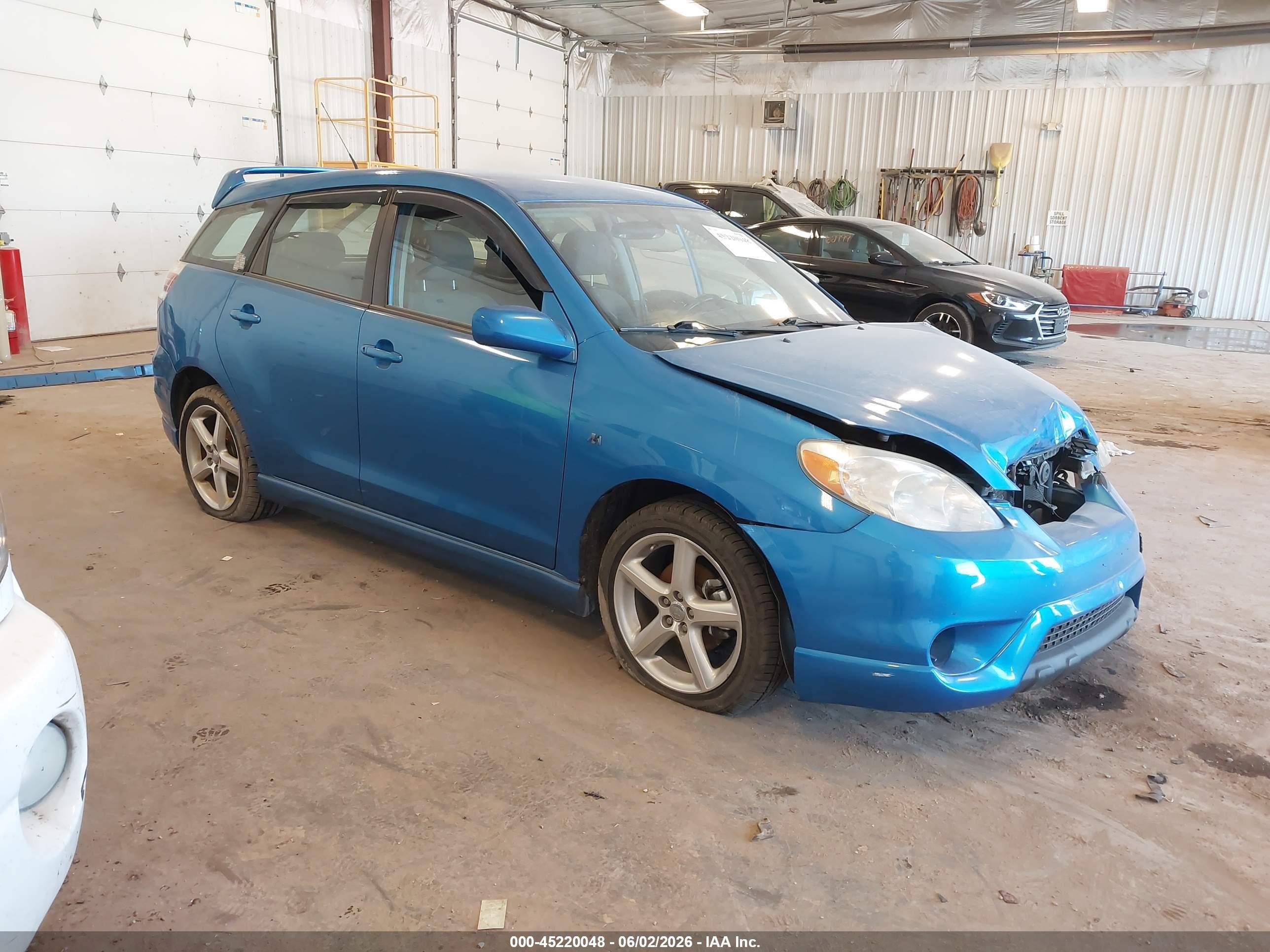 2007 Toyota Matrix Xr Синий vin: 2T1KR32E27C629767